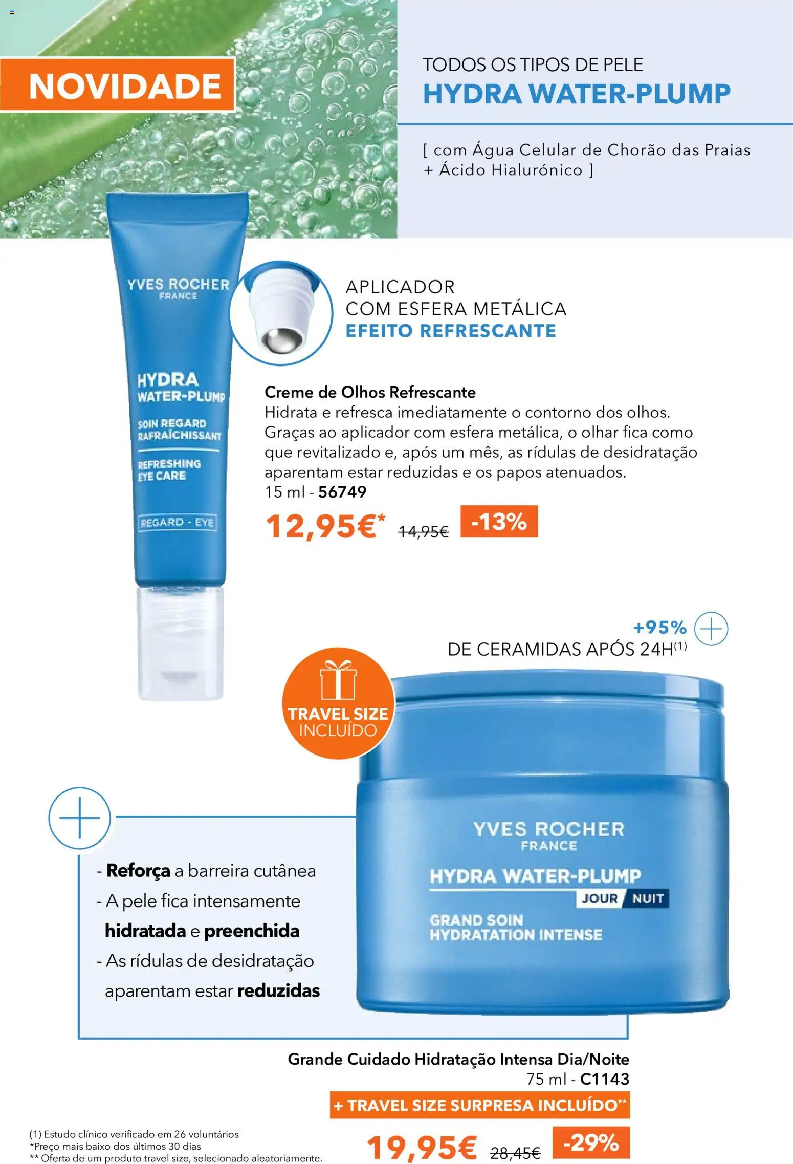 Yves Rocher catálogo 8 │ válido de 03.06.2026 | Página: 22 | Produtos: Agua, Creme