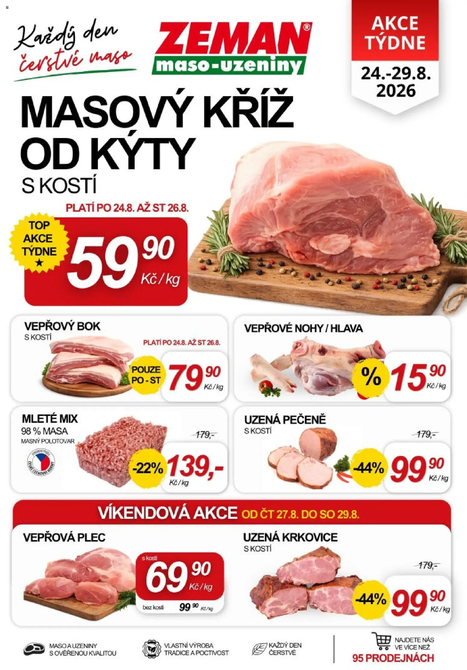 Prodejny Zeman leták od 24.08.2026 | Strana: 1