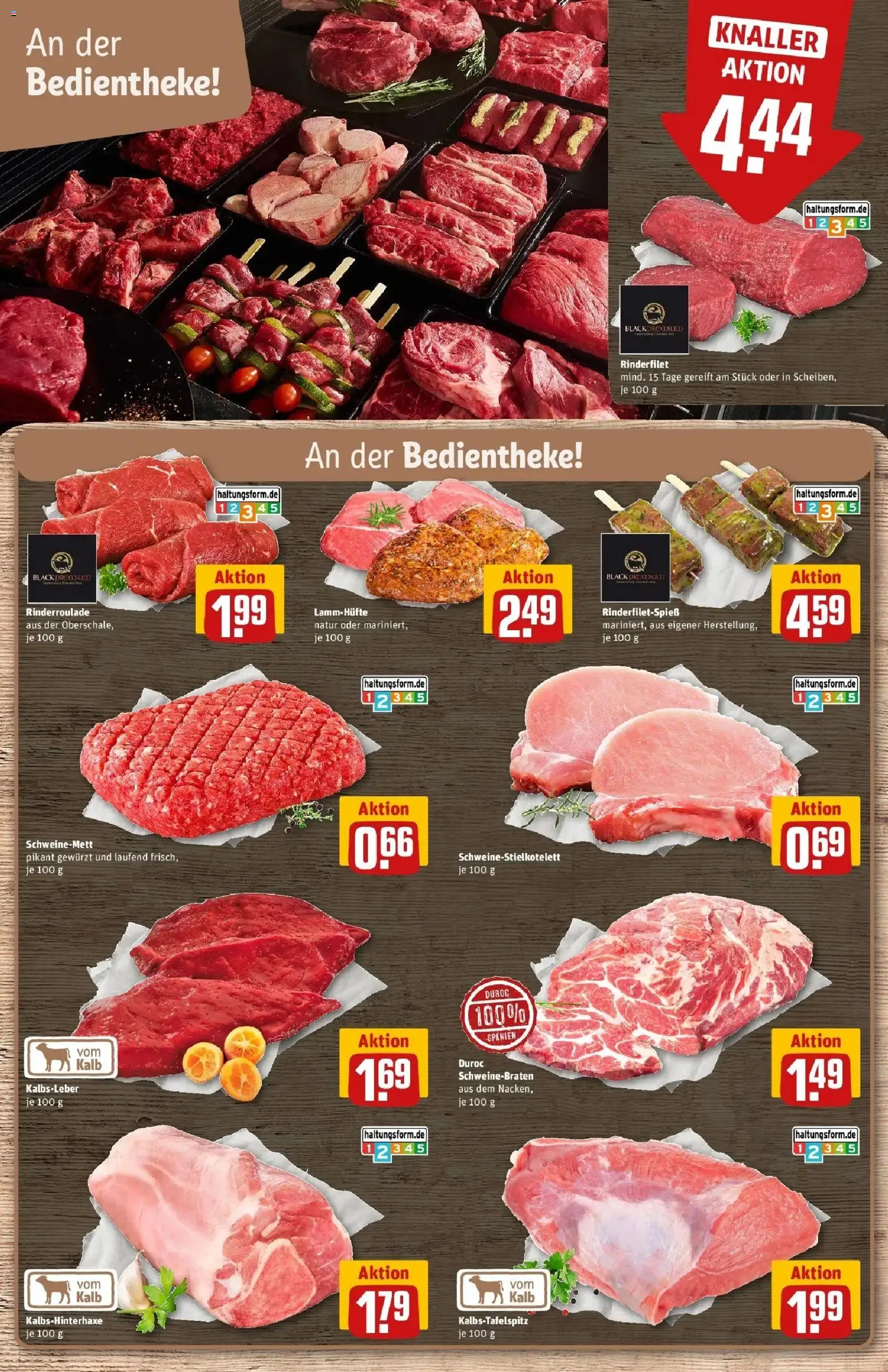 REWE Prospekt ab 31.08.2026 zum Blättern » Angebote | Seite: 8 | Produkte: Rinderfilet, Kalbsleber