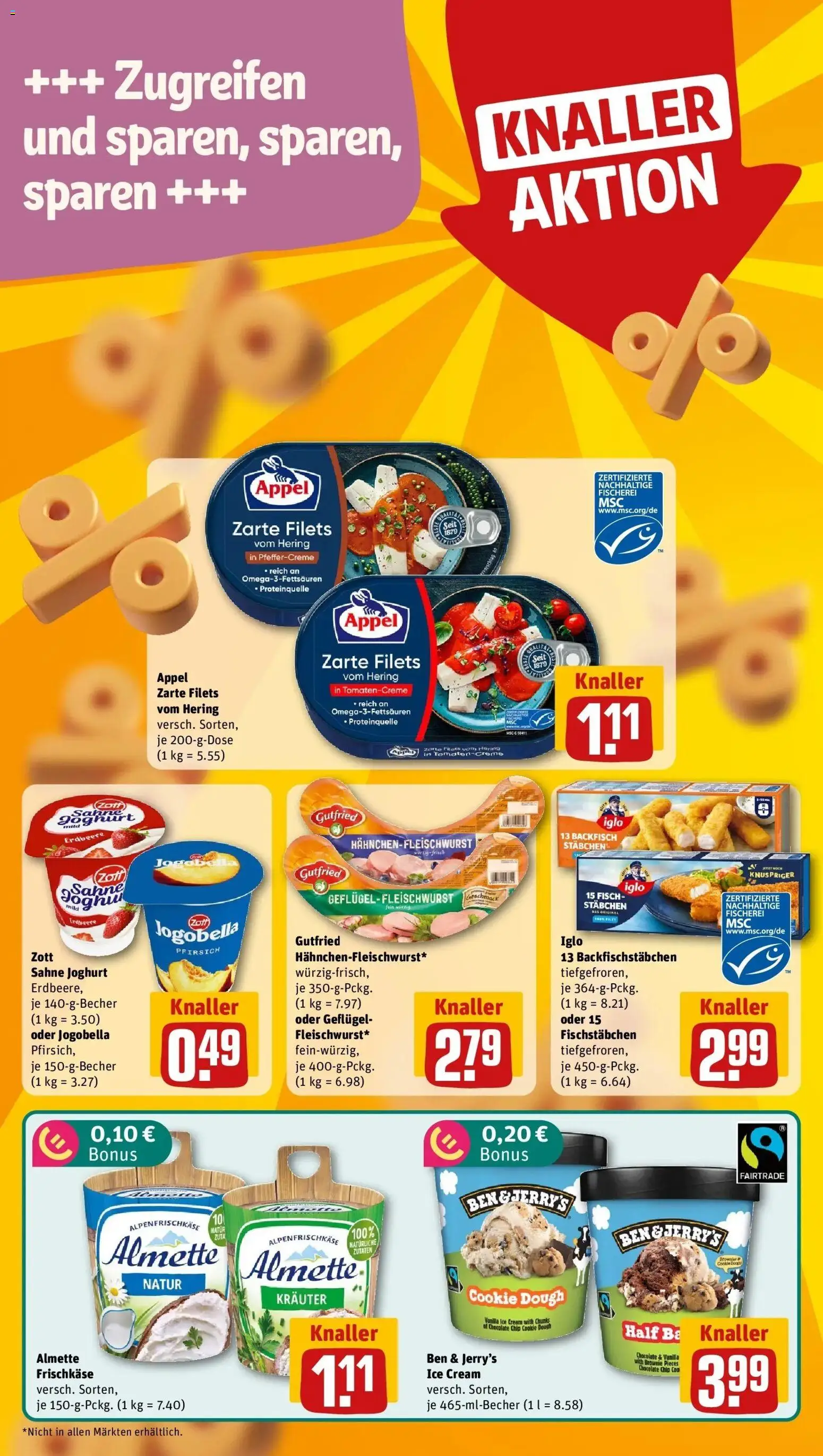 REWE Prospekt ab 19.10.2026 zum Blättern » Angebote | Seite: 6 | Produkte: Hering, Joghurt, Iglo, Fischstabchen