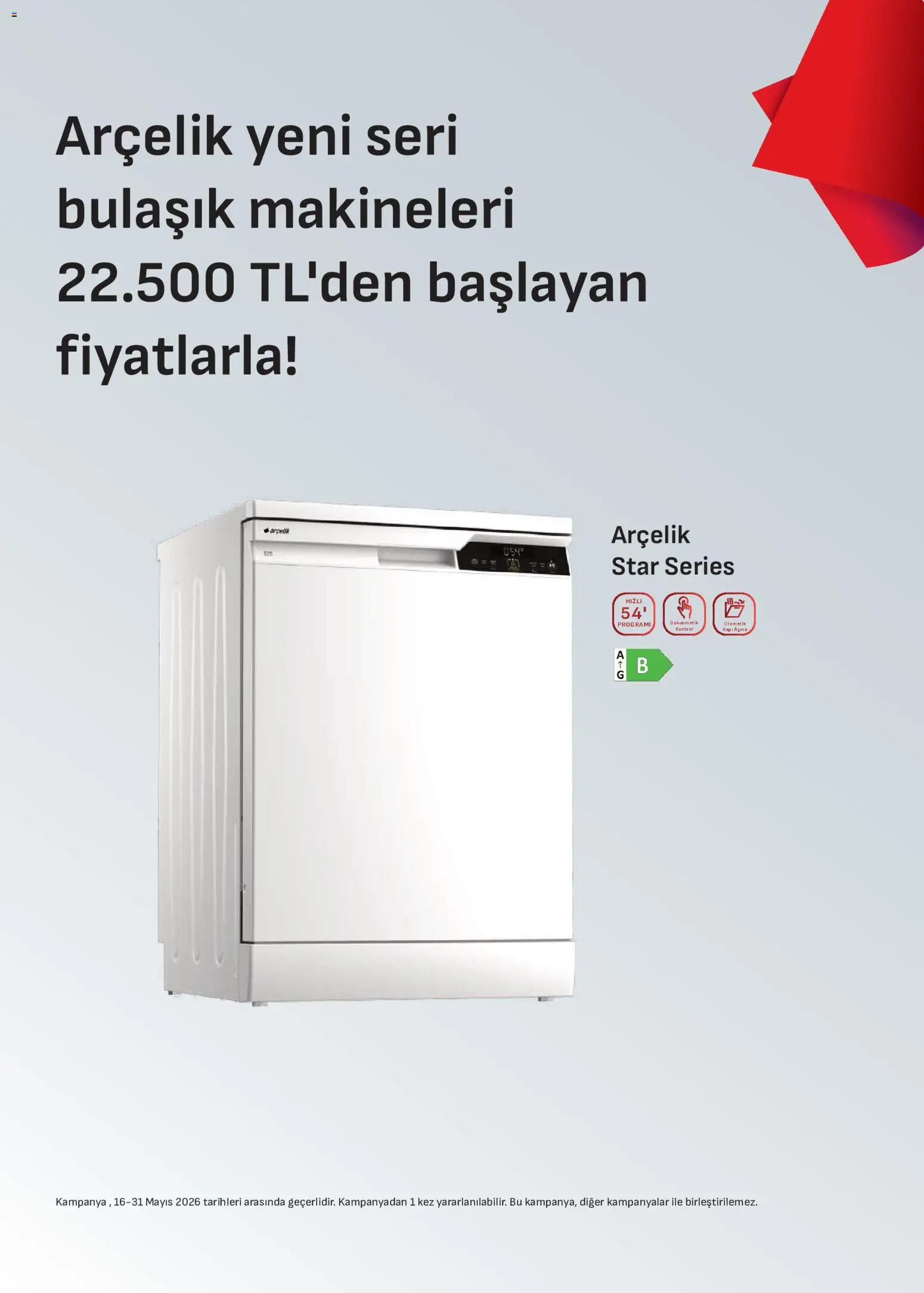 Arçelik Katalog - 16.05.2026 tarihinden itibaren geçerlidir | Sayfa: 33