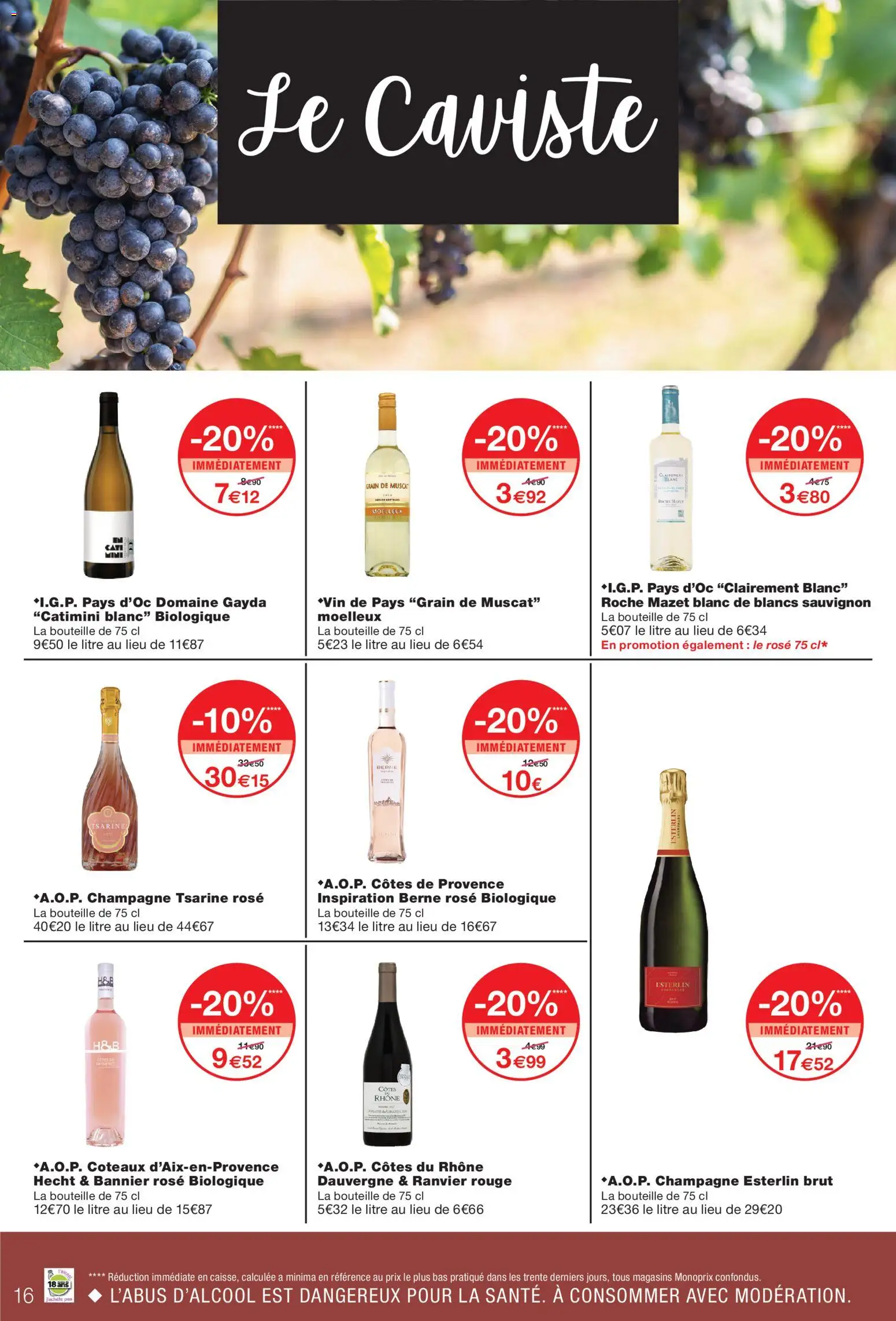 {H1} | Page: 16 | Produits: Roche Mazet, Champagne, Bouteille, Vin