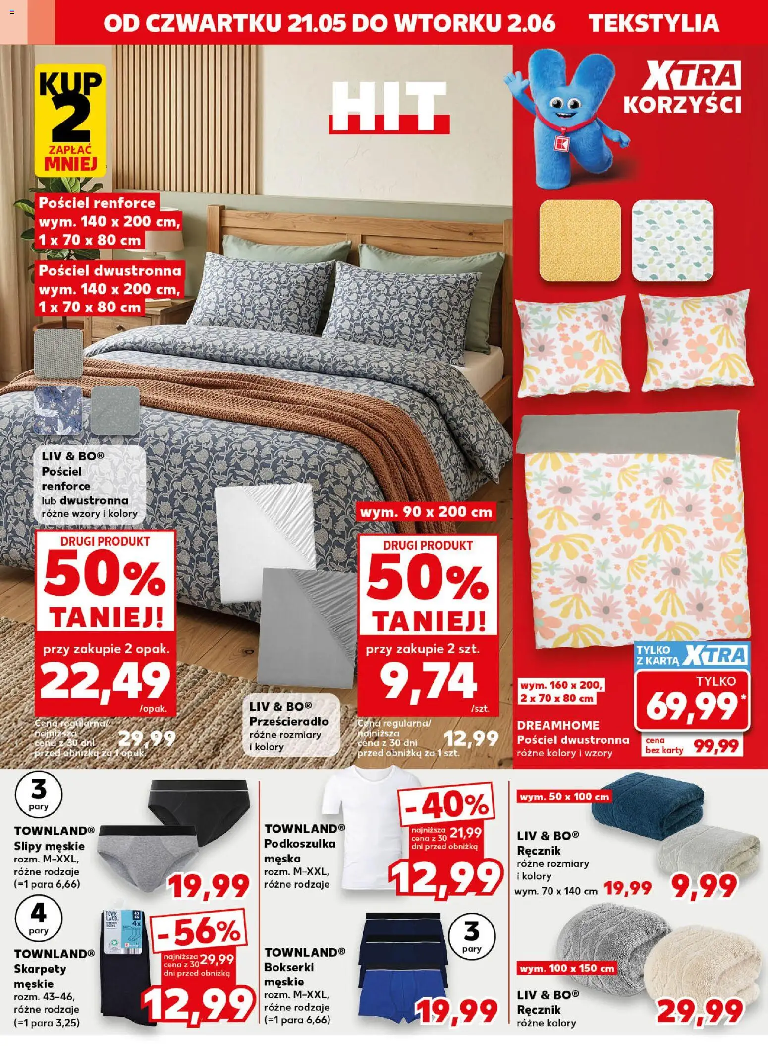 Kaufland Polsko leták - Złap okazje od 21.05.2026 | Strana: 12 | Produkty: Slipy, Karty