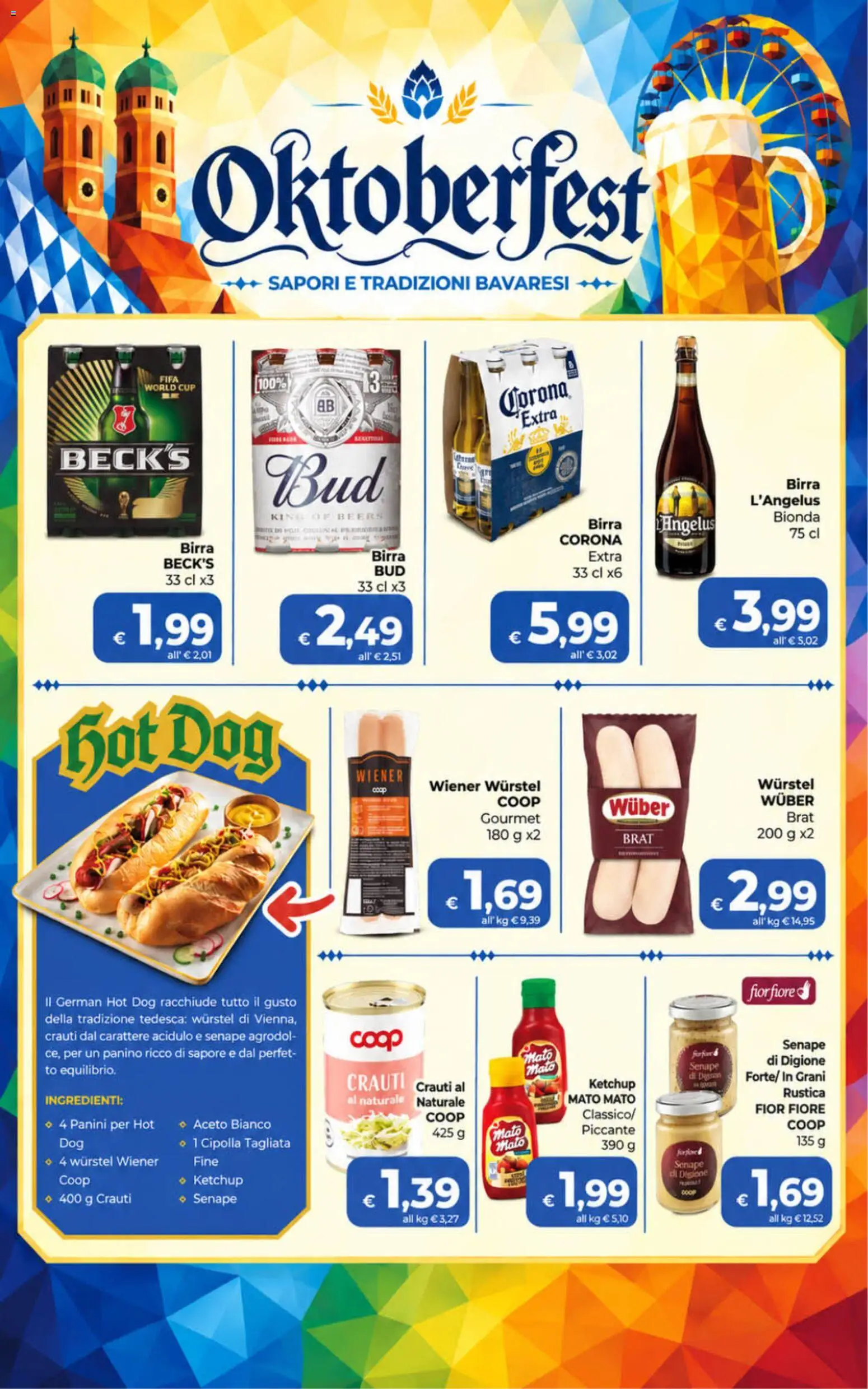 Volantino Ipercoop del 22/09/2026 | Pagina: 38 | Prodotti: Birra, Ketchup, Birra Corona, Senape