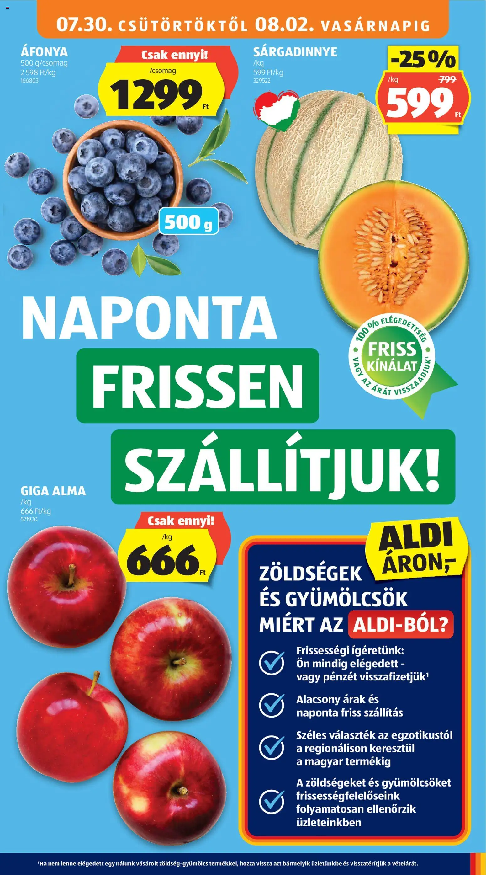 Aldi akciós ujság - amely érvényes a következő dátumtól: 2026.07.30. | Oldal: 9