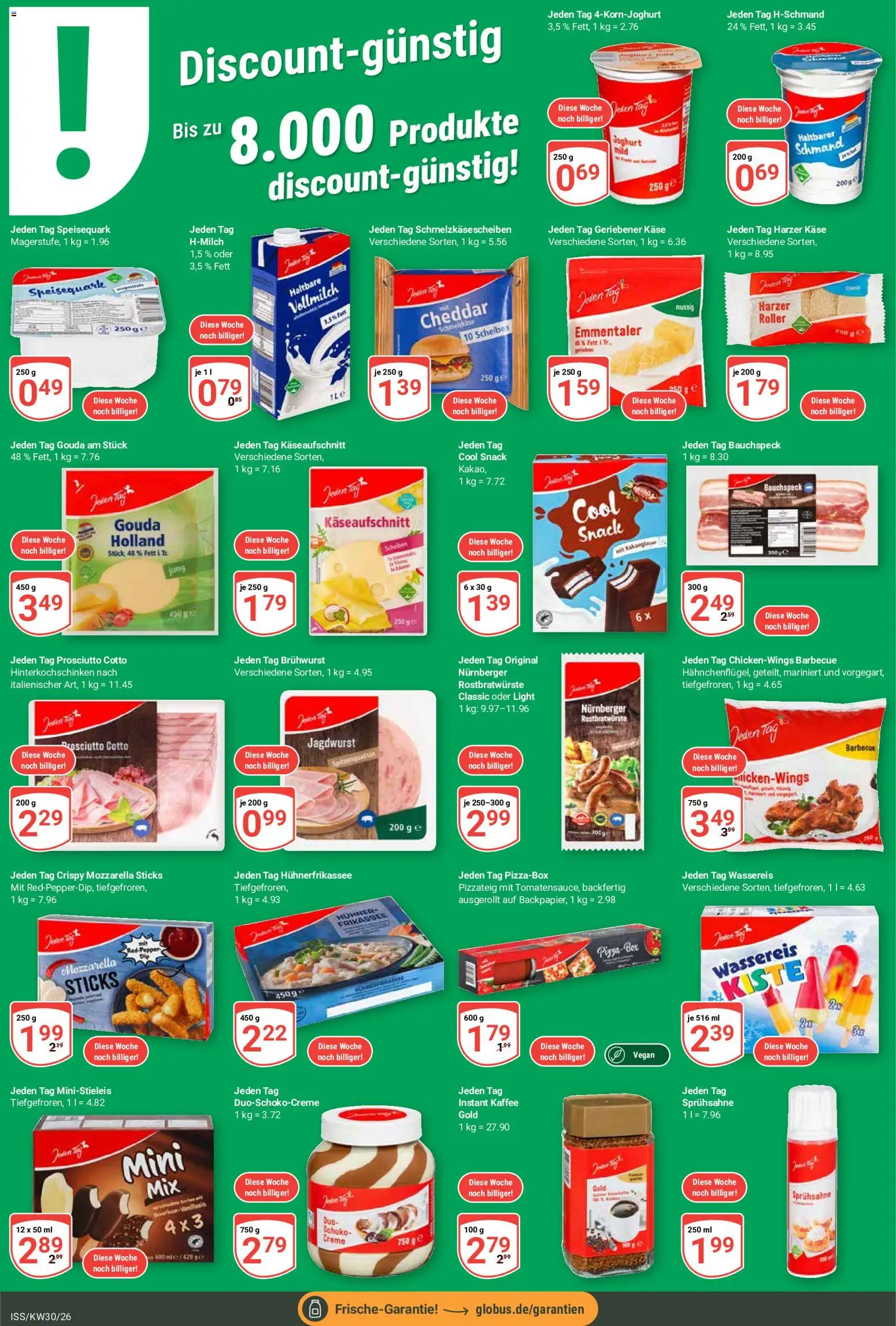 Globus Prospekt – gültig ab 20.07.2026 | Seite: 18 | Produkte: Kaffee, Gouda, Creme, Speisequark