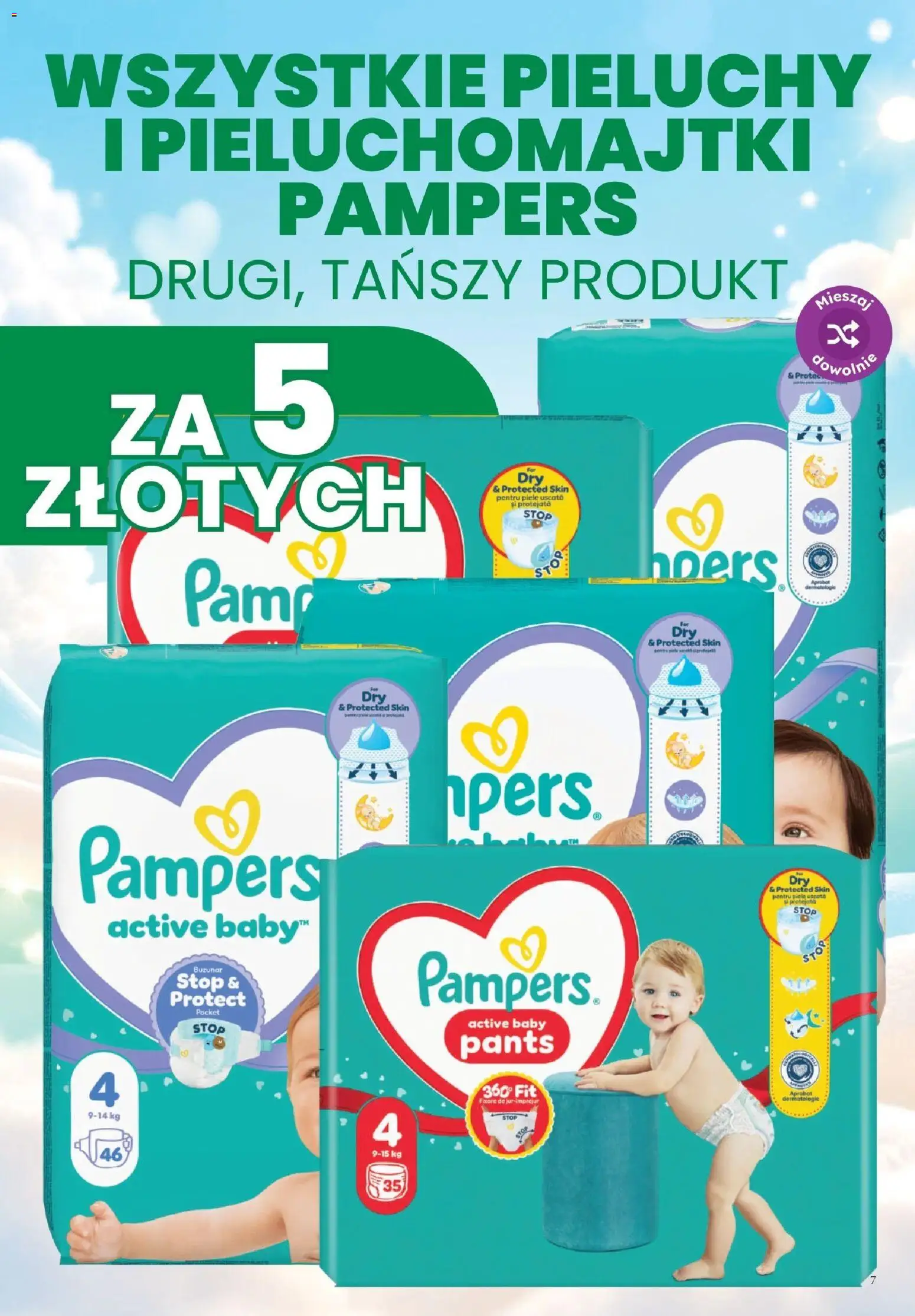 Dino gazetka - Weekendowe Okazje od 09.10.2026 | Strona: 7 | Produkty: Pampers, Pieluchomajtki, Pieluchomajtki Pampers, Pieluchy