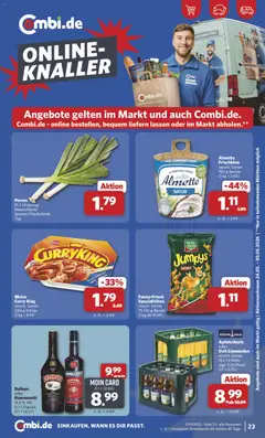 Combi Prospekt ab 26.05.2026 gültig | Seite: 23 | Produkte: Paprika, Baileys, Ramazzotti, Frischkase