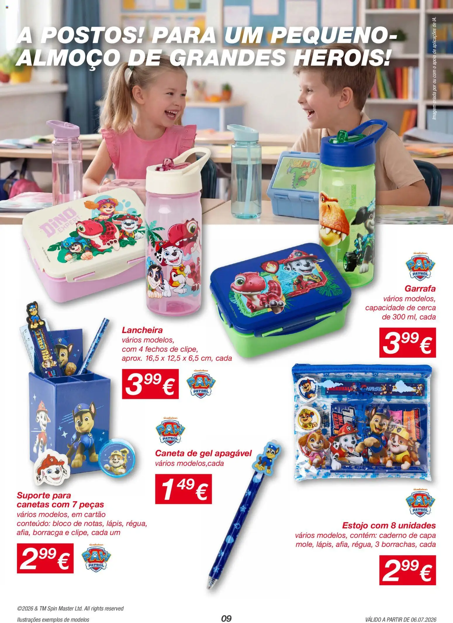 KIK folheto │ válido de 06/07/2026 | Página: 9 | Produtos: Caderno