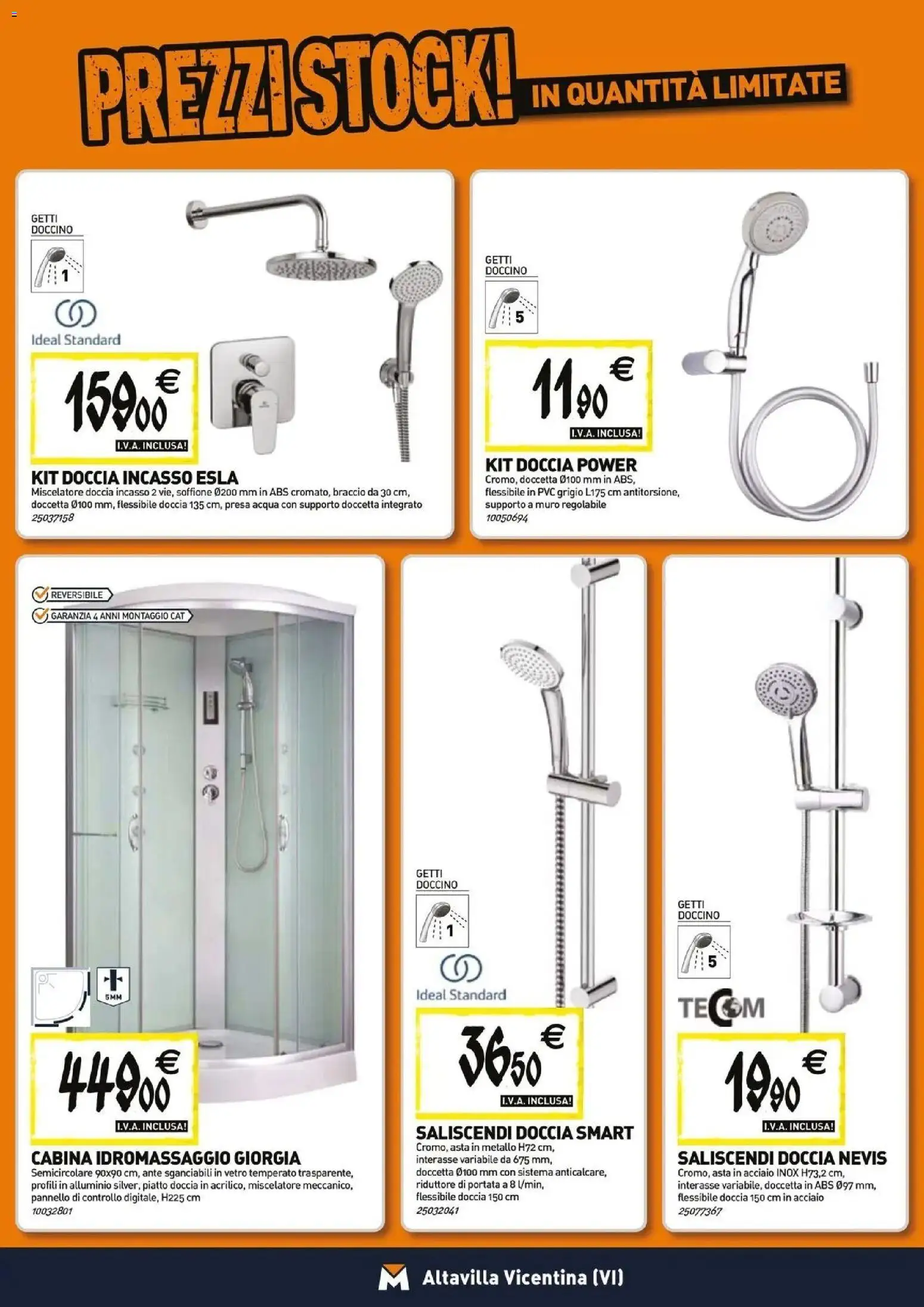 Volantino TECNOMAT del 23.04.2026 | Pagina: 3 | Prodotti: Acqua, Alluminio, Presa, Doccia