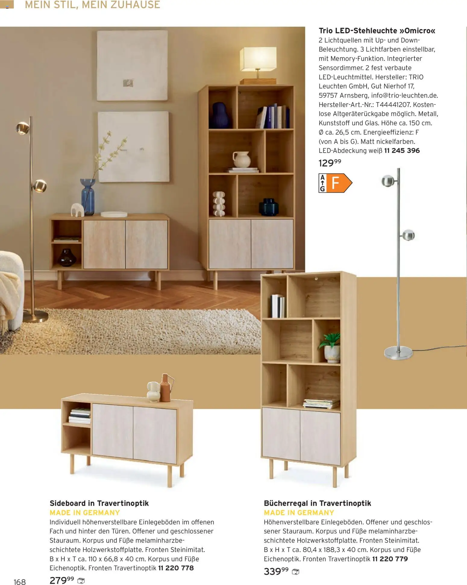 Angebote Tchibo – gültig ab 08.10.2026 | Seite: 168 | Produkte: Sideboard, Bücherregal