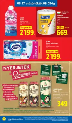 Lidl akciós újság - amely érvényes a következő dátumtól: 2026.08.27. | Oldal: 18