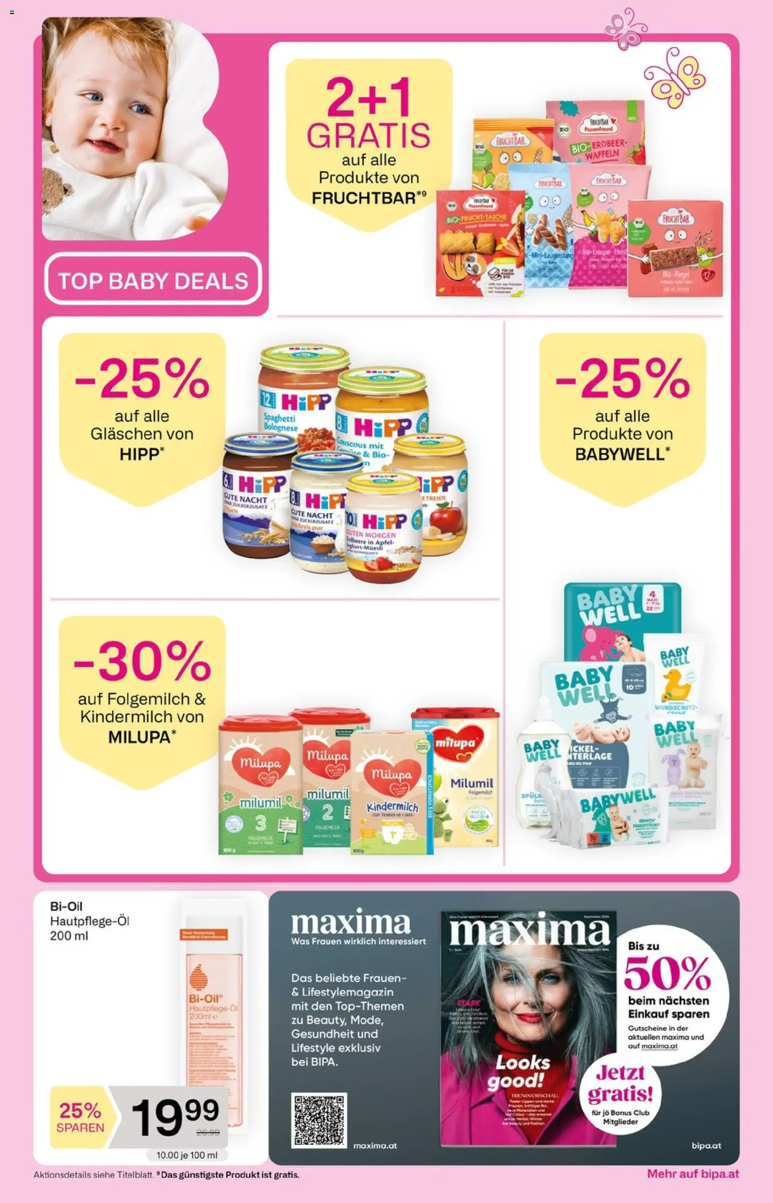 Bipa Flugblatt gültig ab 03.09.2026 | Seite: 7 | Produkte: Waffeln, Spaghetti, Äpfel