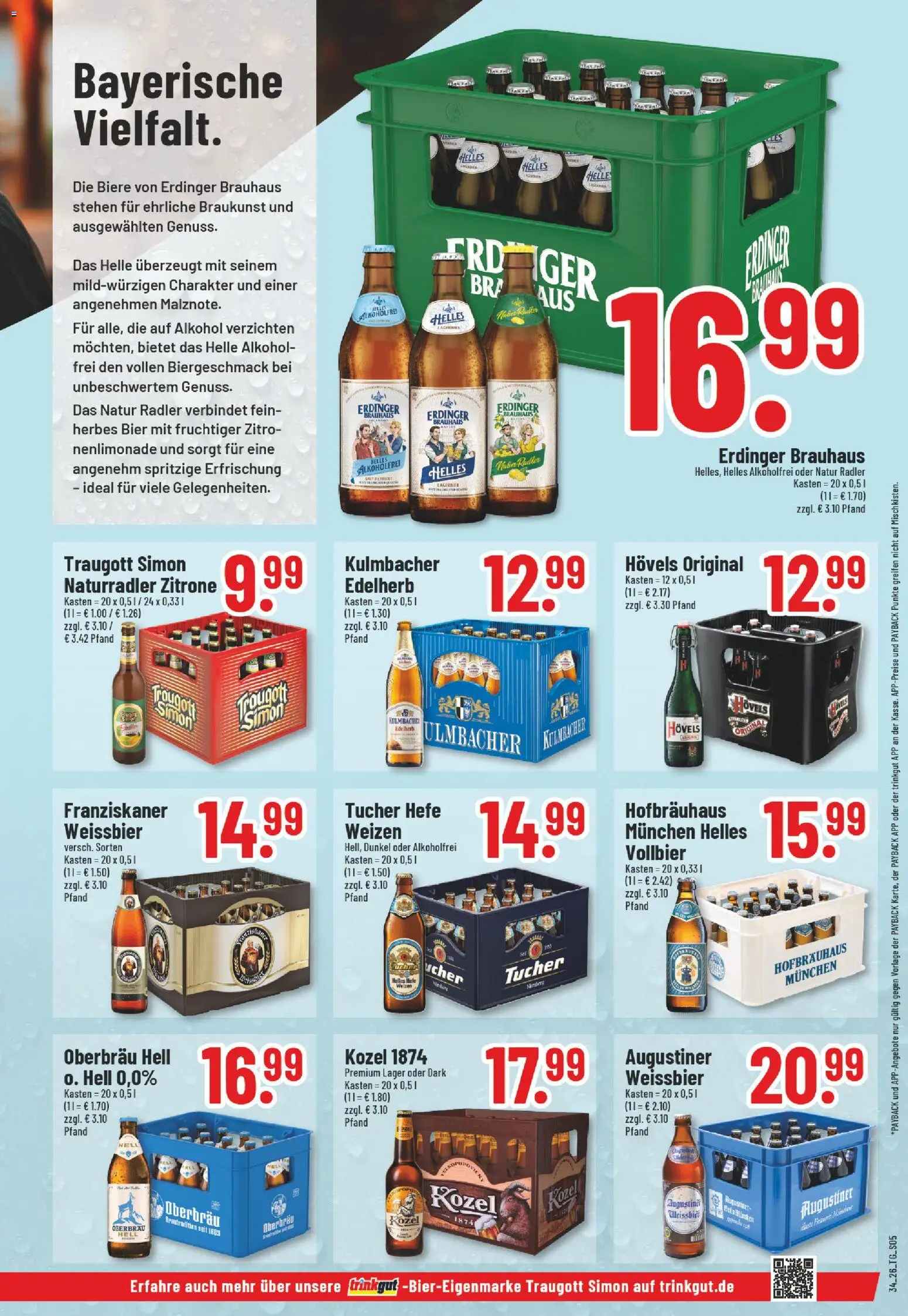 Trinkgut Prospekt – gültig ab 17.08.2026 | Seite: 5 | Produkte: Erdinger, Bier, Radler, Zitrone