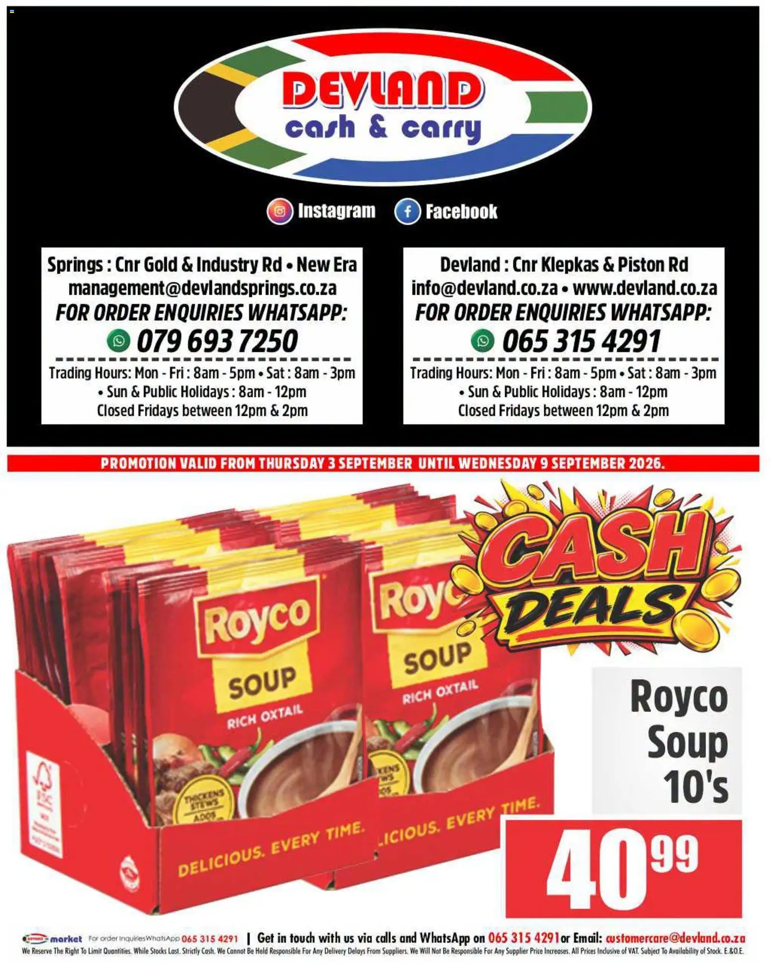 New Devland catalogue – valid from 03/09/2026 | Page: 6 | Products: Soup