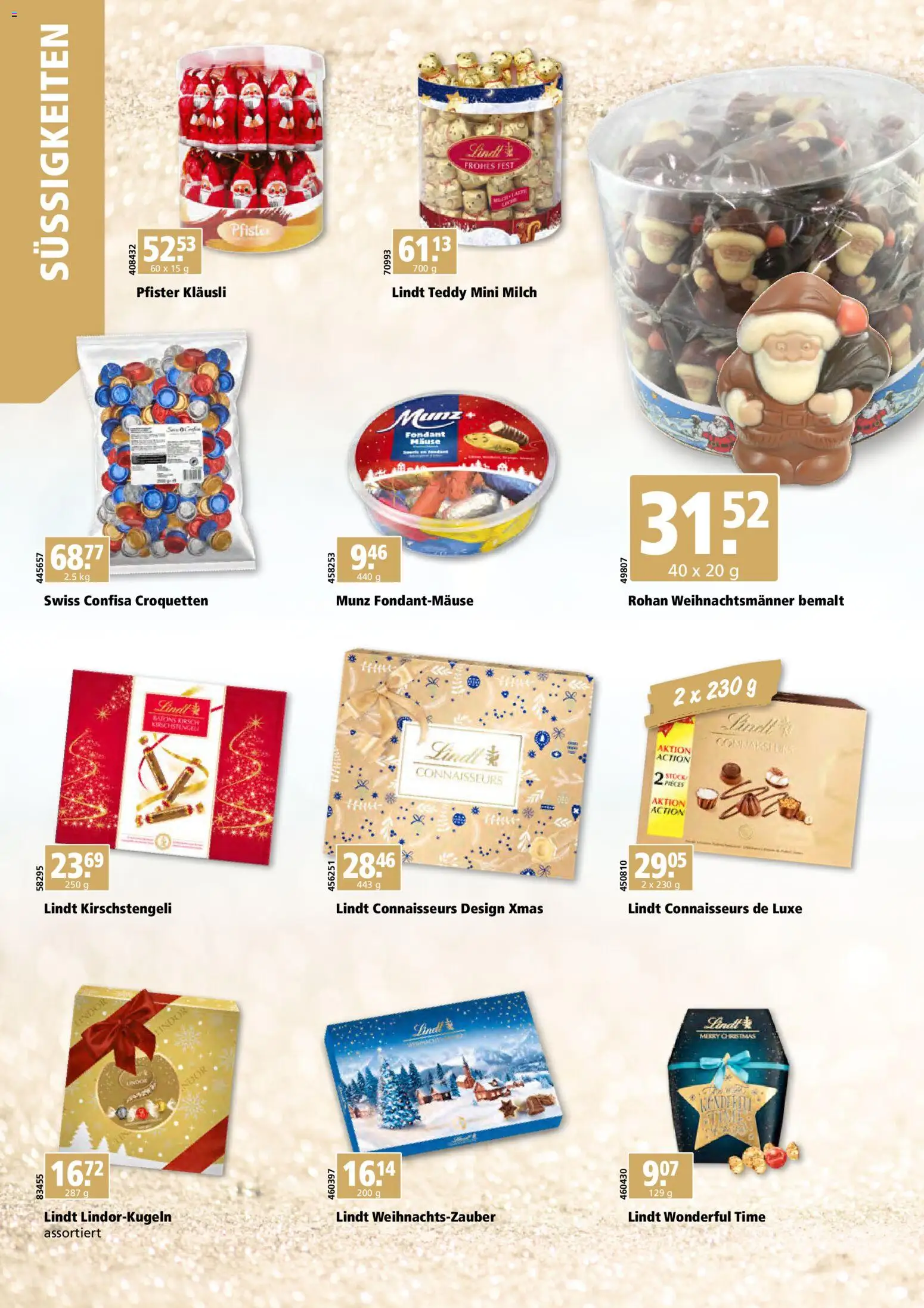 Aligro aktionen Geschenke Schlieren, Gossau SG, Frauenfeld – gültig ab 02.11.2026 | Seite: 14 | Produkte: Milch, Süßigkeiten