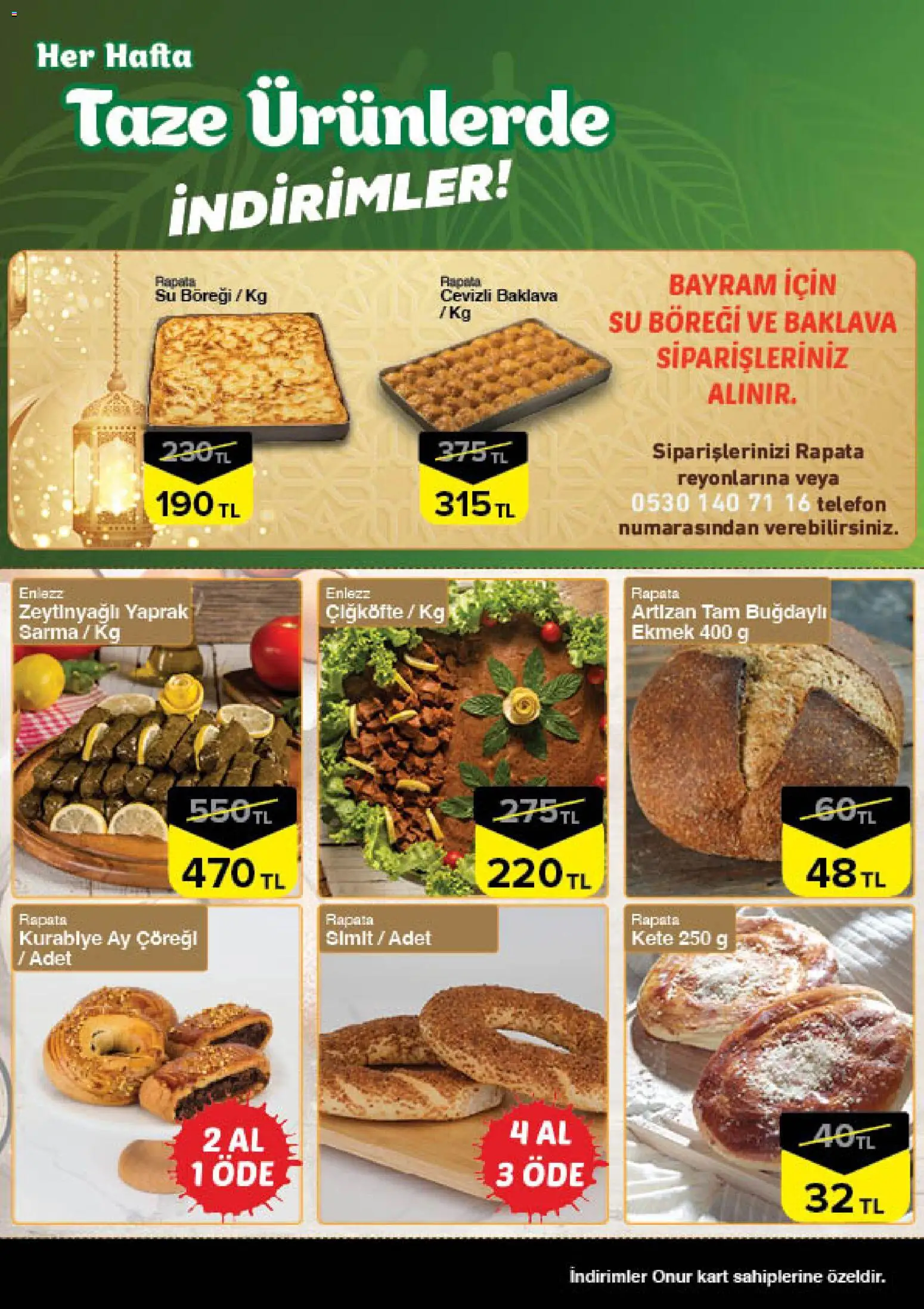 Onur Market - Taze Ürünlerde İndirimler - Bursa - 21.05.2026 tarihinden itibaren geçerlidir | Sayfa: 6 | Ürünler: Ekmek, Su, Telefon