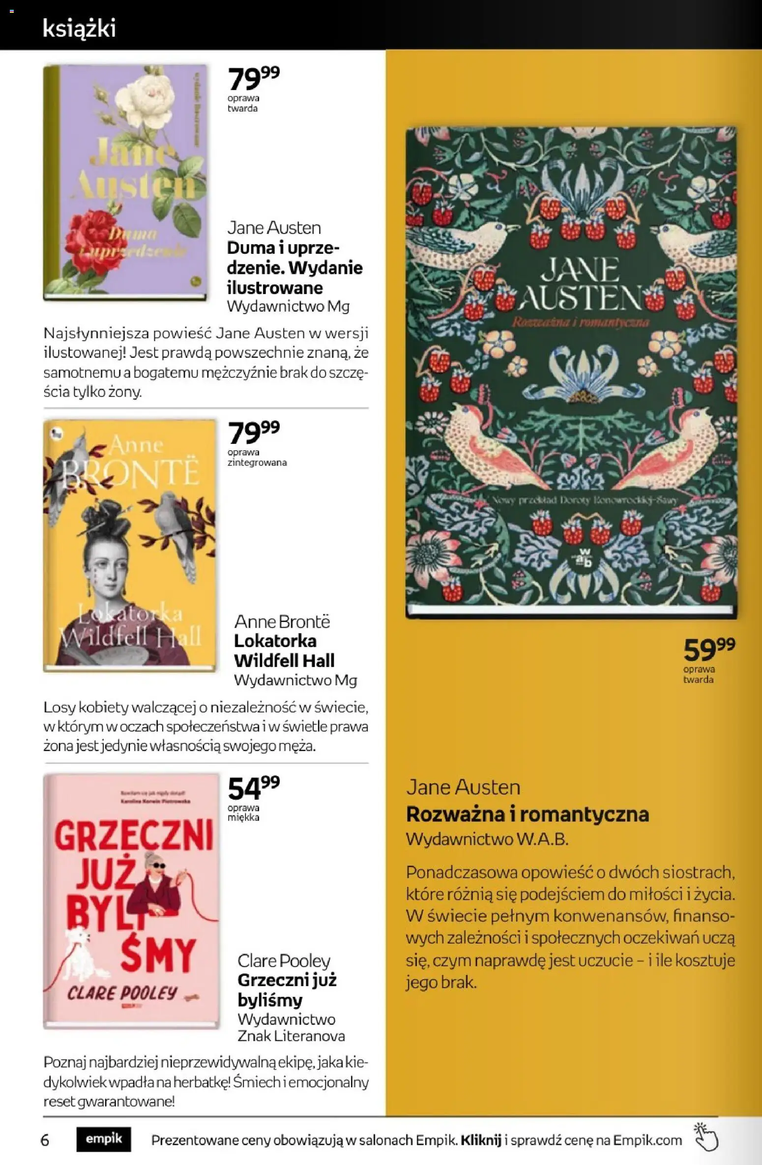 Empik promocje - Tom kultury Książki od 26.08.2026 | Strona: 6 | Produkty: Książki
