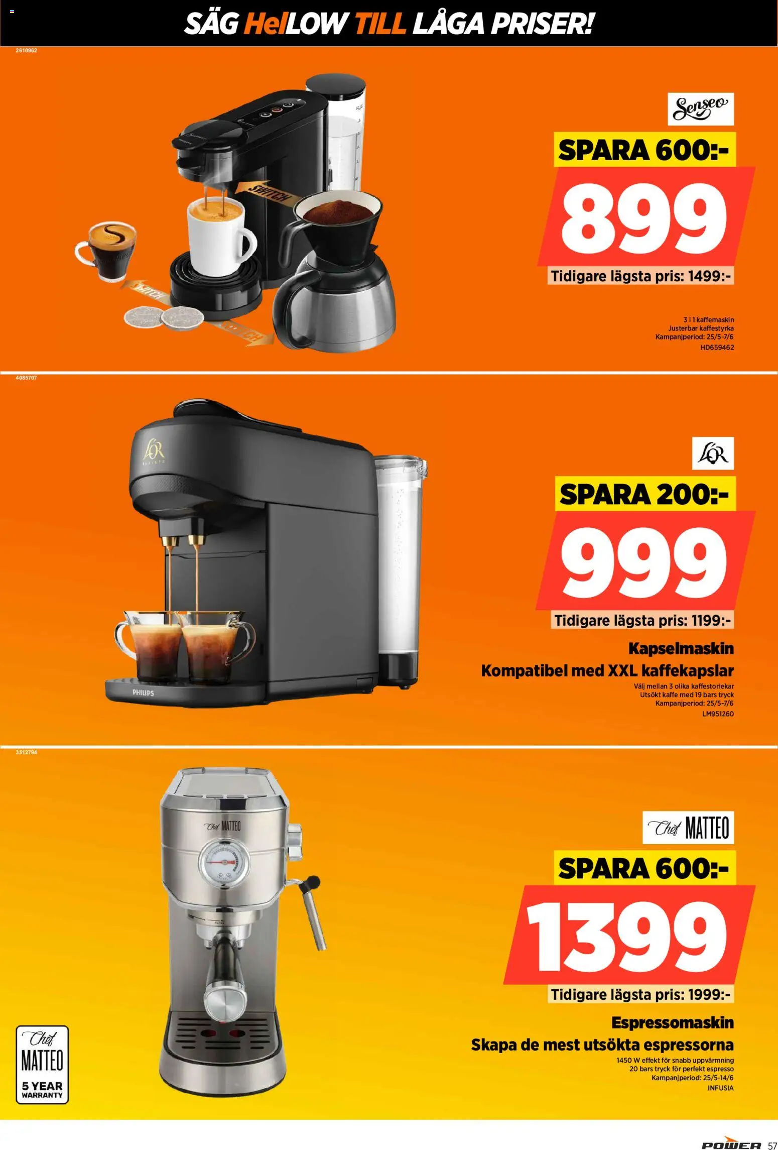 Power reklamblad aktuell från 25.05.2026 | Sida: 57