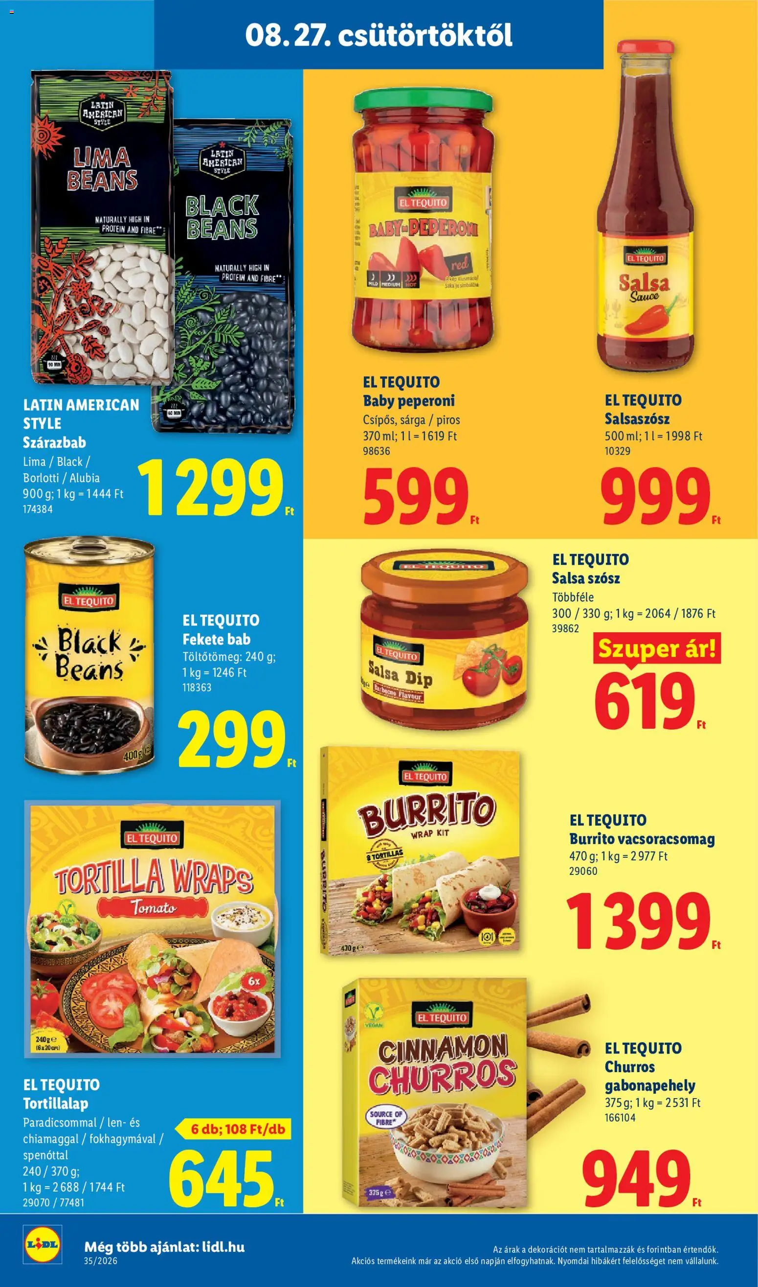 Lidl akciós ujság - amely érvényes a következő dátumtól: 2026.08.27. | Oldal: 26