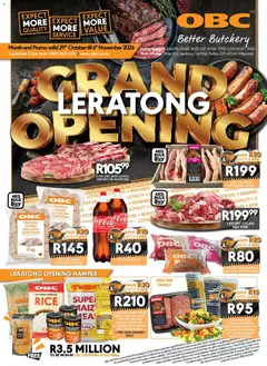 OBC specials catalogue – valid from 29/10/2026