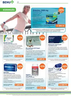 BENU Gyógyszertárak akciós újság - amely érvényes a következő dátumtól: 2026.10.01. | Oldal: 30 | Termékek: Vitamin, Tabletta, Gluténmentes, Vegán