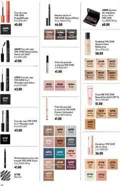 Pogląd oferty "Oriflame Katalog 11 2026" - ważna od 29.07.2026 | Strona: 38 | Produkty: Korektor, krem BB, Tusz do rzęs, Krem