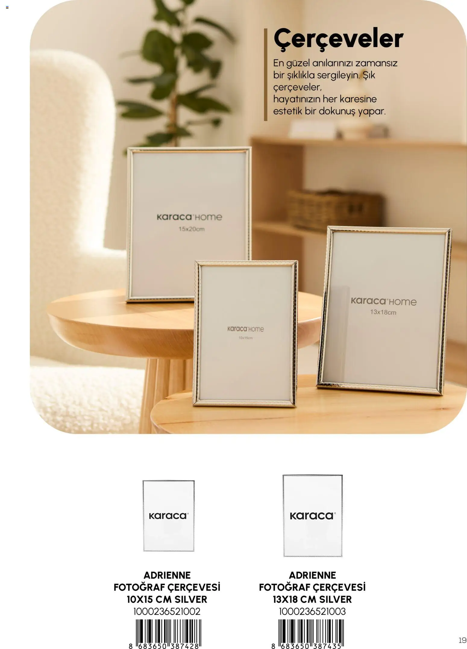 Karaca Home Katalog Dekoratif - İlkbahar / Yaz 2026 - 01 Mart 2026 tarihinden itibaren geçerlidir | Sayfa: 19