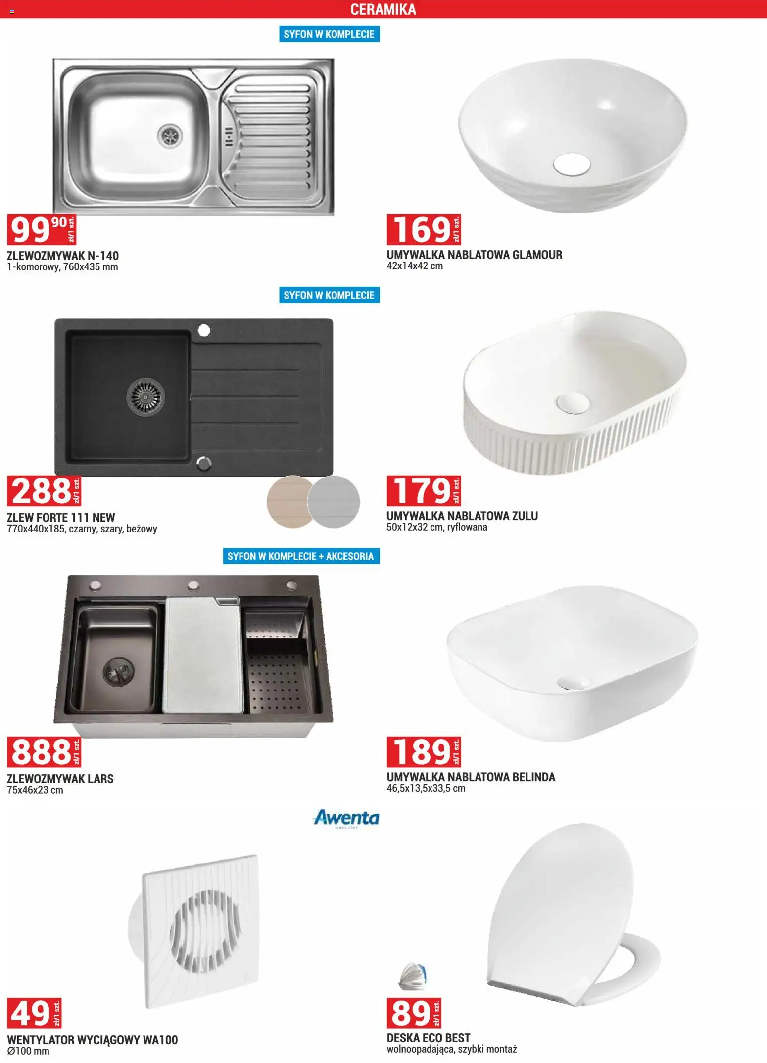 Merkury Market gazetka od 01.08.2026 | Strona: 11 | Produkty: Wentylator, Umywalka