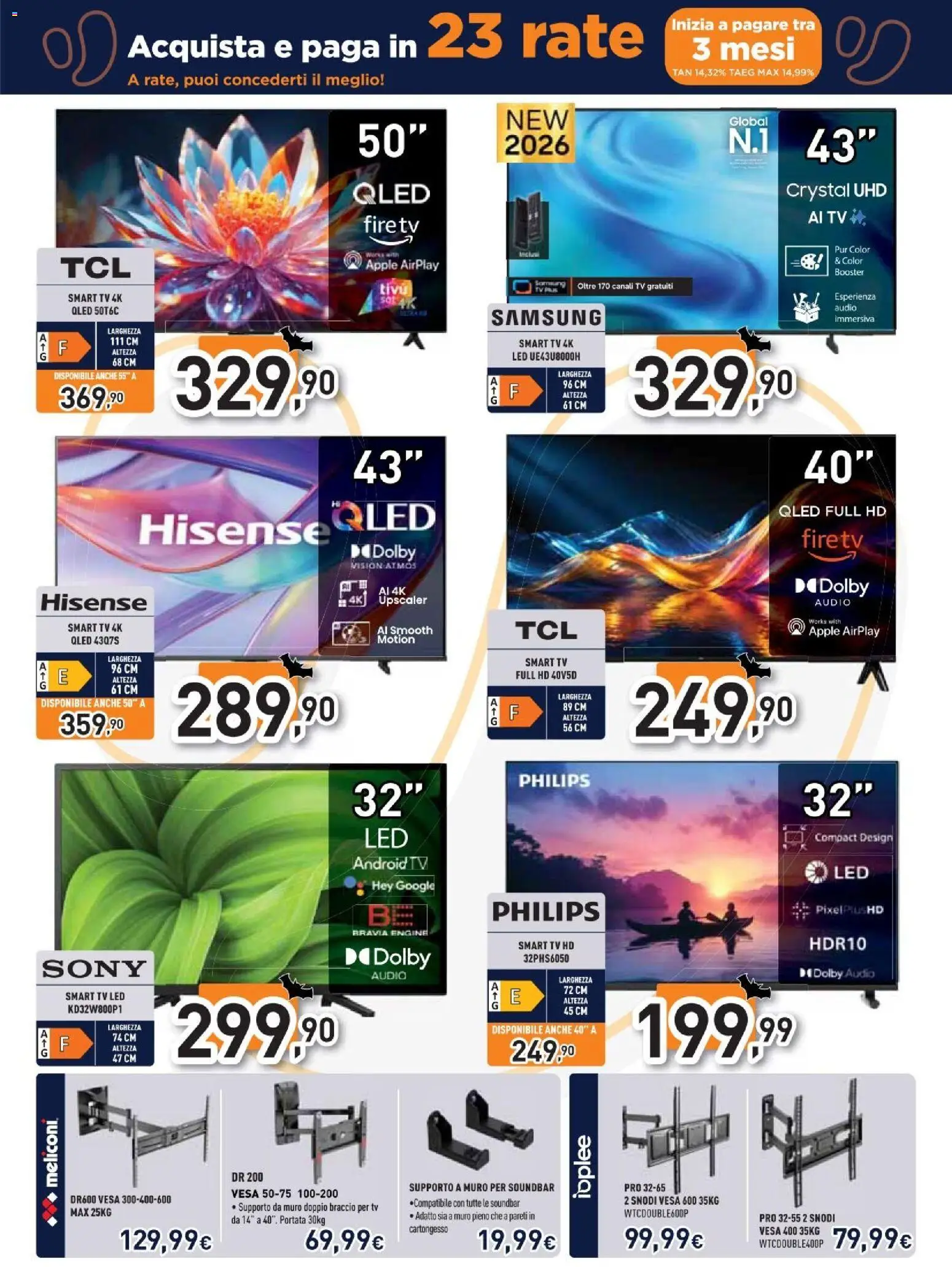Volantino Unieuro del 30/10/2026 | Pagina: 7 | Prodotti: Soundbar, TV, Audio, Samsung