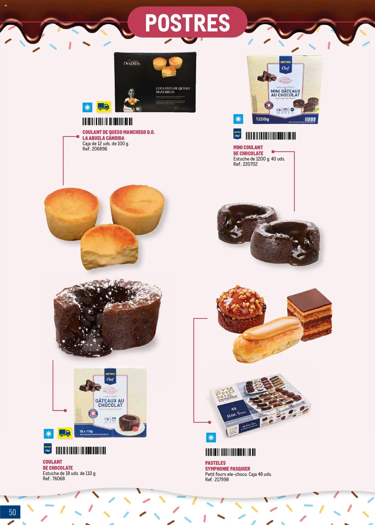 Makro Especial Catering │ válido desde el 16/03/2026 | Página: 50 | Productos: Queso, Chocolate, Caja