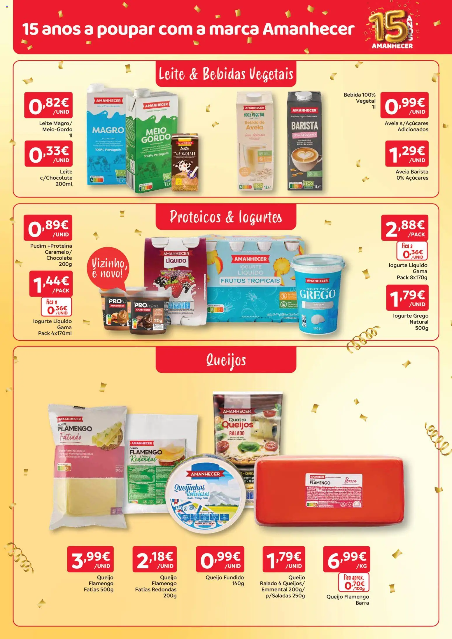 Amanhecer folheto │ válido de 01/10/2026 | Página: 4 | Produtos: Queijo fundido, Queijo, Iogurte, Bebida