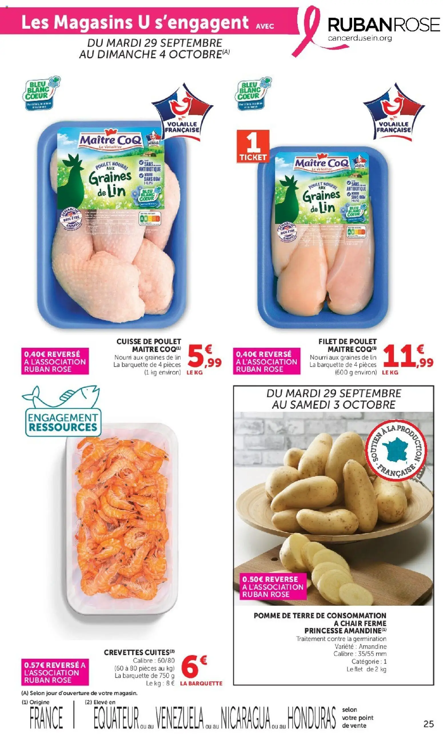 {H1} | Page: 25 | Produits: Pomme, Graines de lin, Graines, Crevettes