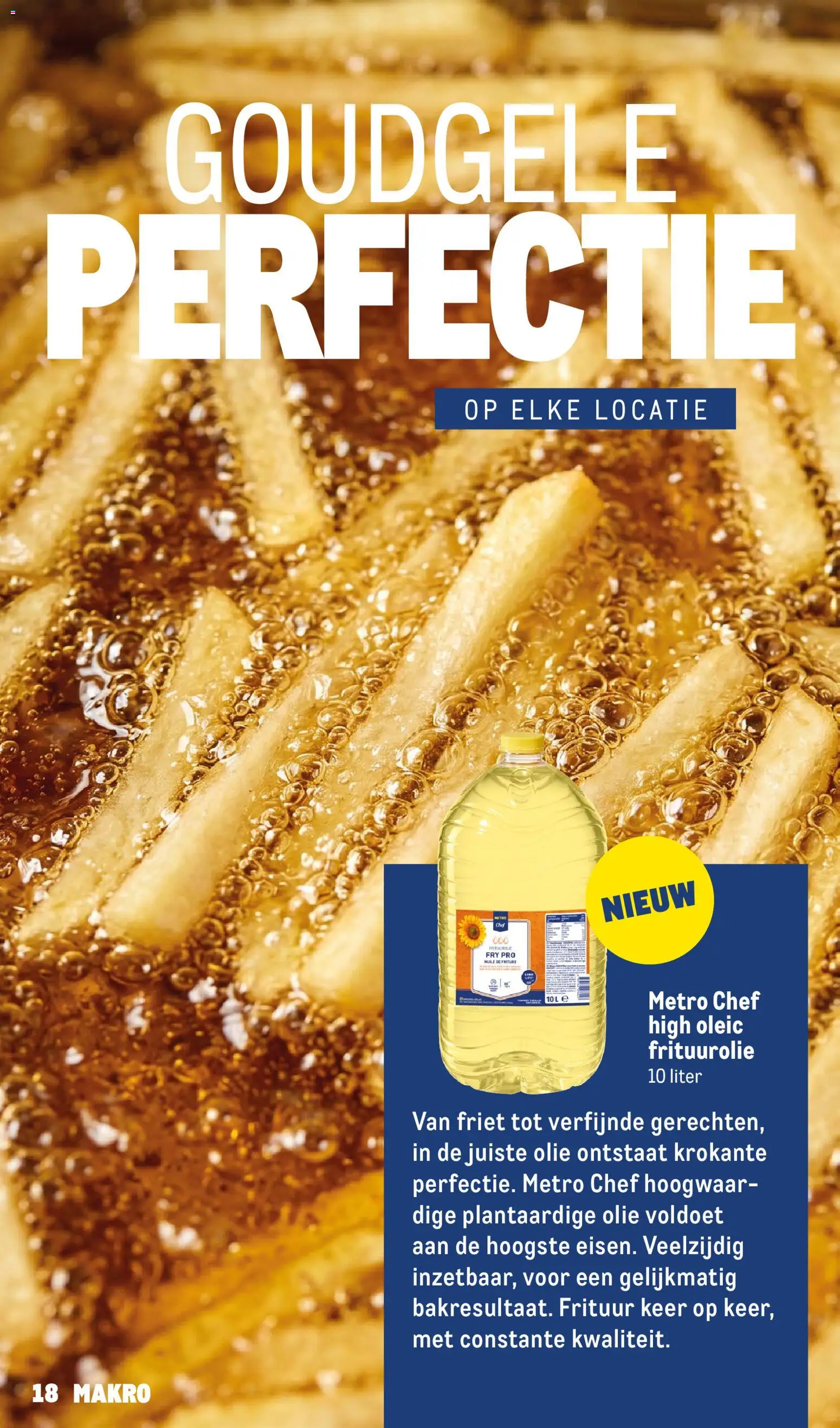 {H1} | Pagina: 18 | Producten: Olie, Frituurolie, Friet, Plantaardige olie