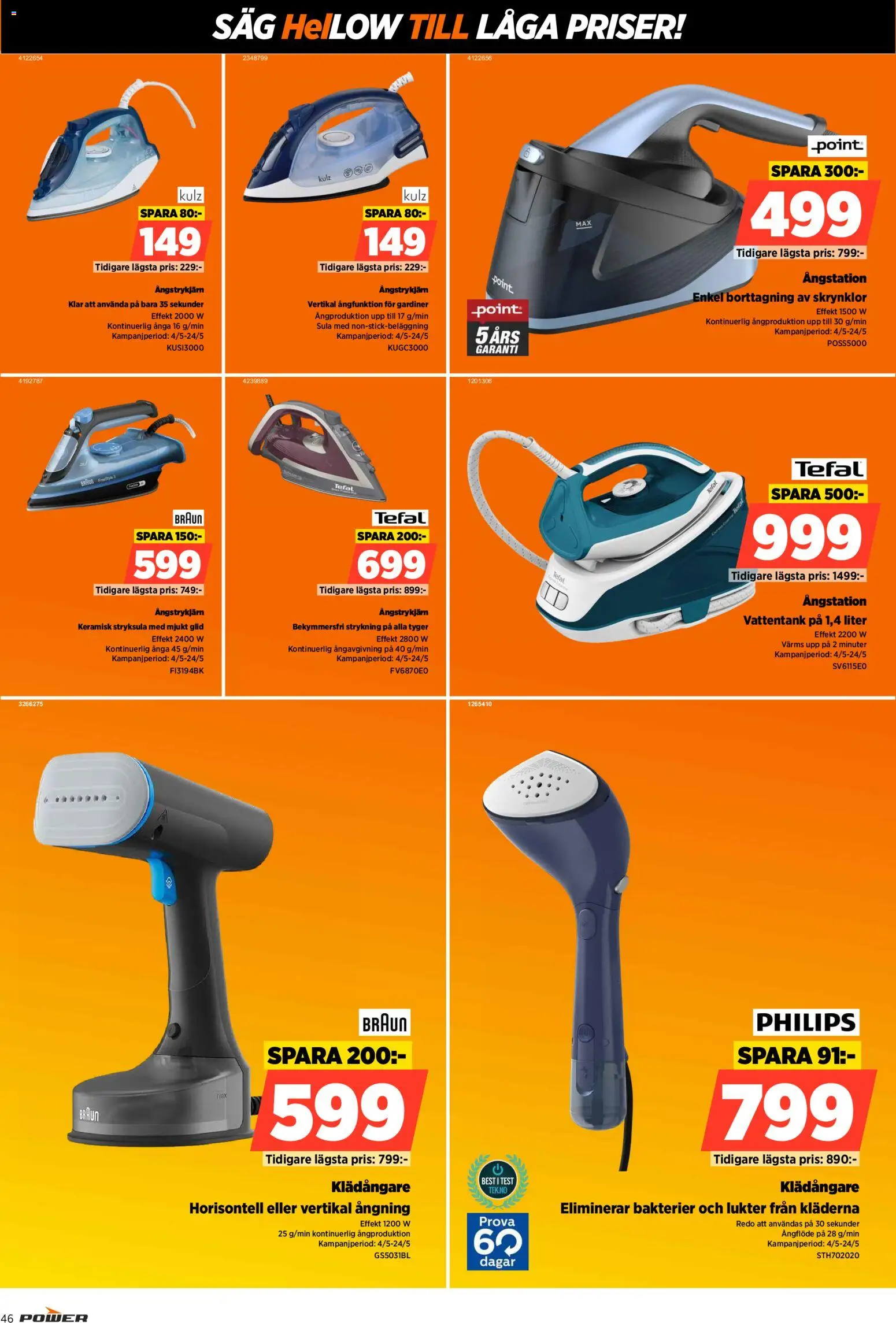 Power reklamblad aktuell från 04.05.2026 | Sida: 46