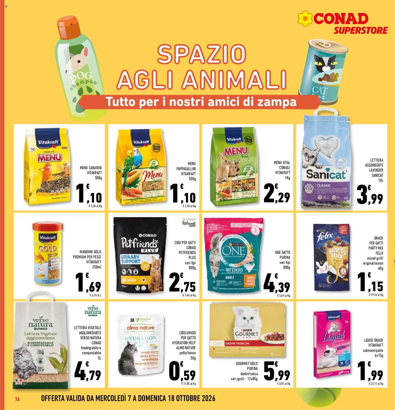Volantino Conad del 07/10/2026 | Pagina: 16
