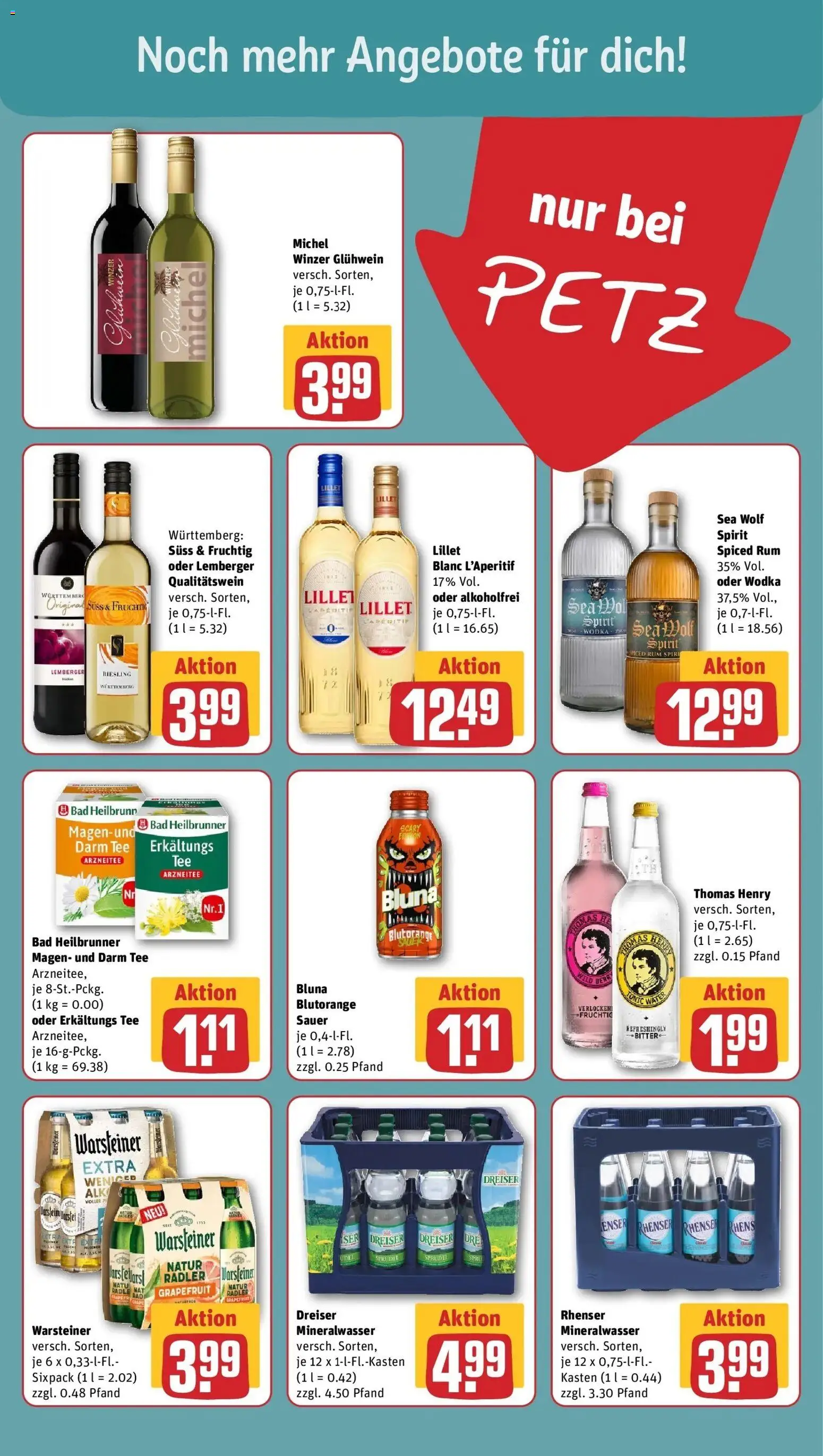 REWE Prospekt ab 26.10.2026 zum Blättern » Angebote | Seite: 17 | Produkte: Mineralwasser, Grapefruit, Warsteiner, Wodka