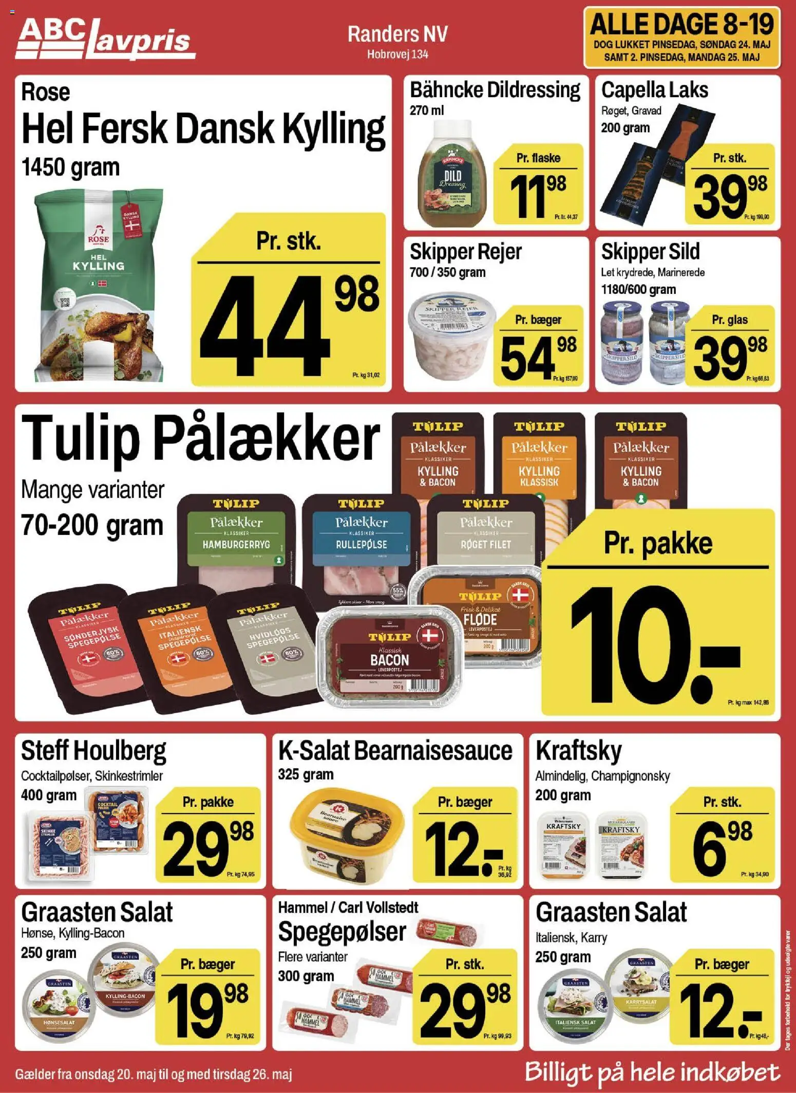 Abc Lavpris tilbudsavis – gyldig fra 20.05.2026 | Side: 9 | Produkter: Karry, Salat, Dressing, Rullepølse