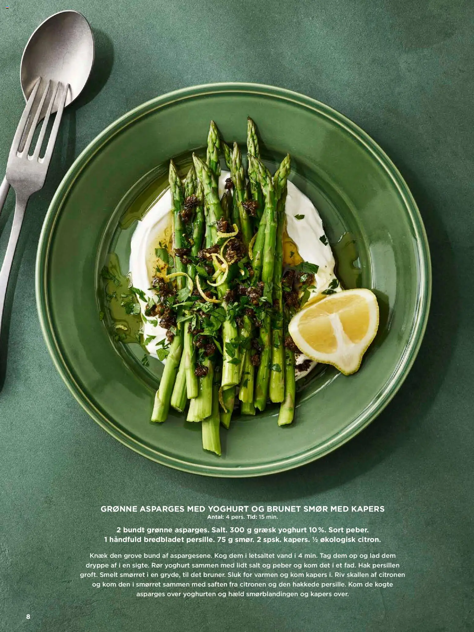 Meny tilbudsavis – gyldig fra 20.03.2026 | Side: 8 | Produkter: Smør, Yoghurt, Peber, Asparges