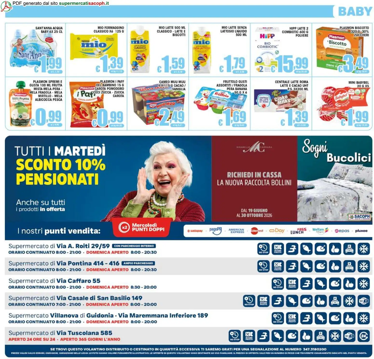 Volantino Sacoph del 10/07/2026 | Pagina: 20