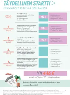 Oriflame-mainoslehti voimassa 01.01.2026 alkaen | Sivu: 3 | Tuotteet: Kokonainen, Tee