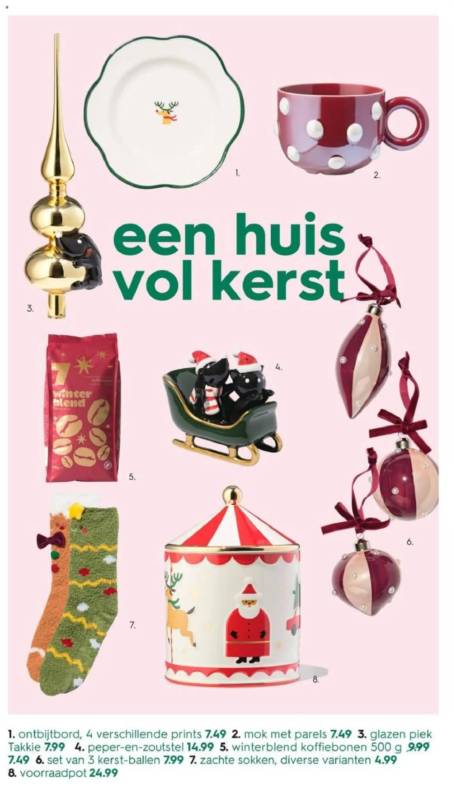 {H1} | Pagina: 23 | Producten: Koffiebonen, Mok