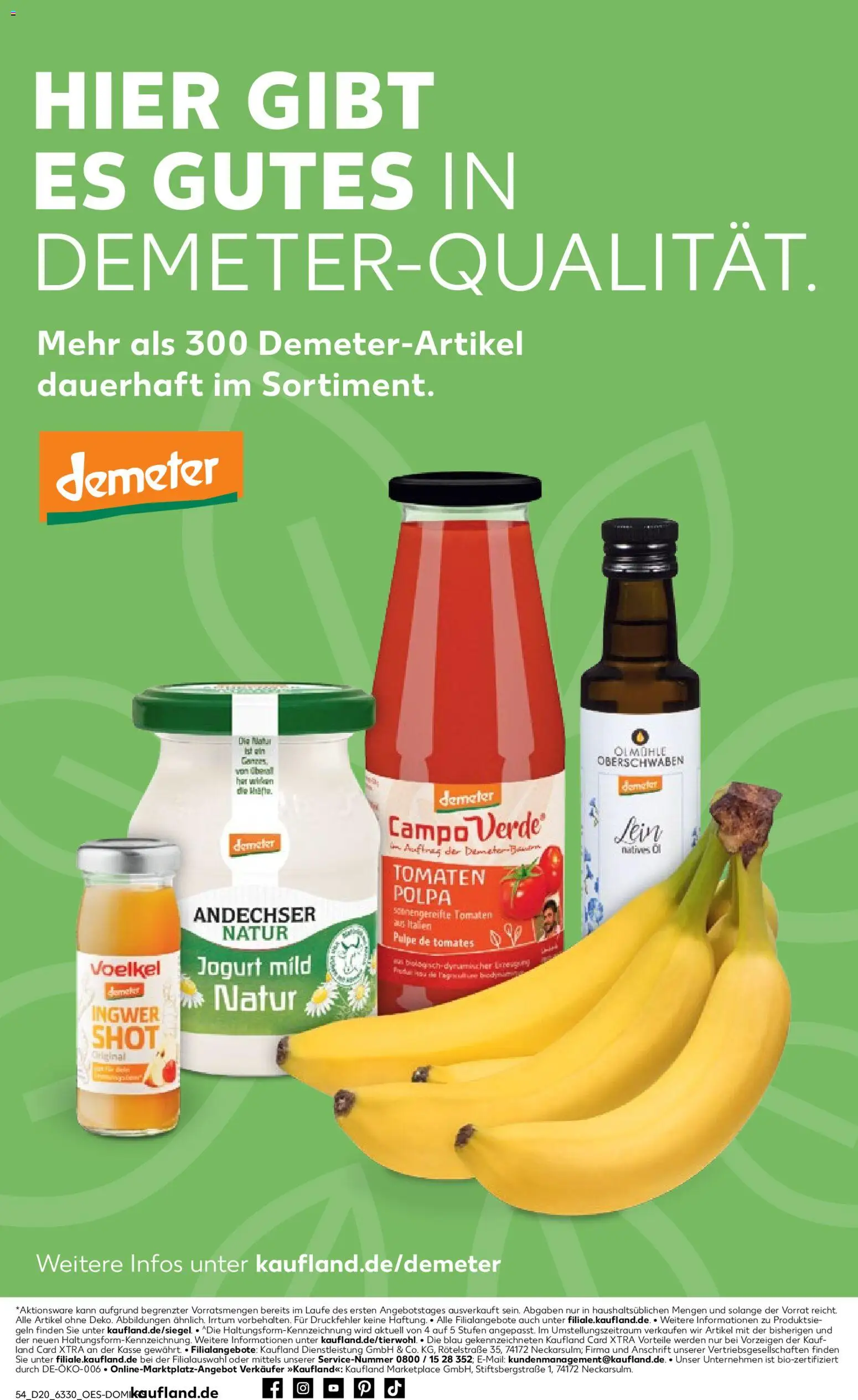 Kaufland Prospekt Hamburg	 – gültig ab 15.05.2026 | Seite: 54 | Produkte: Joghurt, Öl, Tomaten