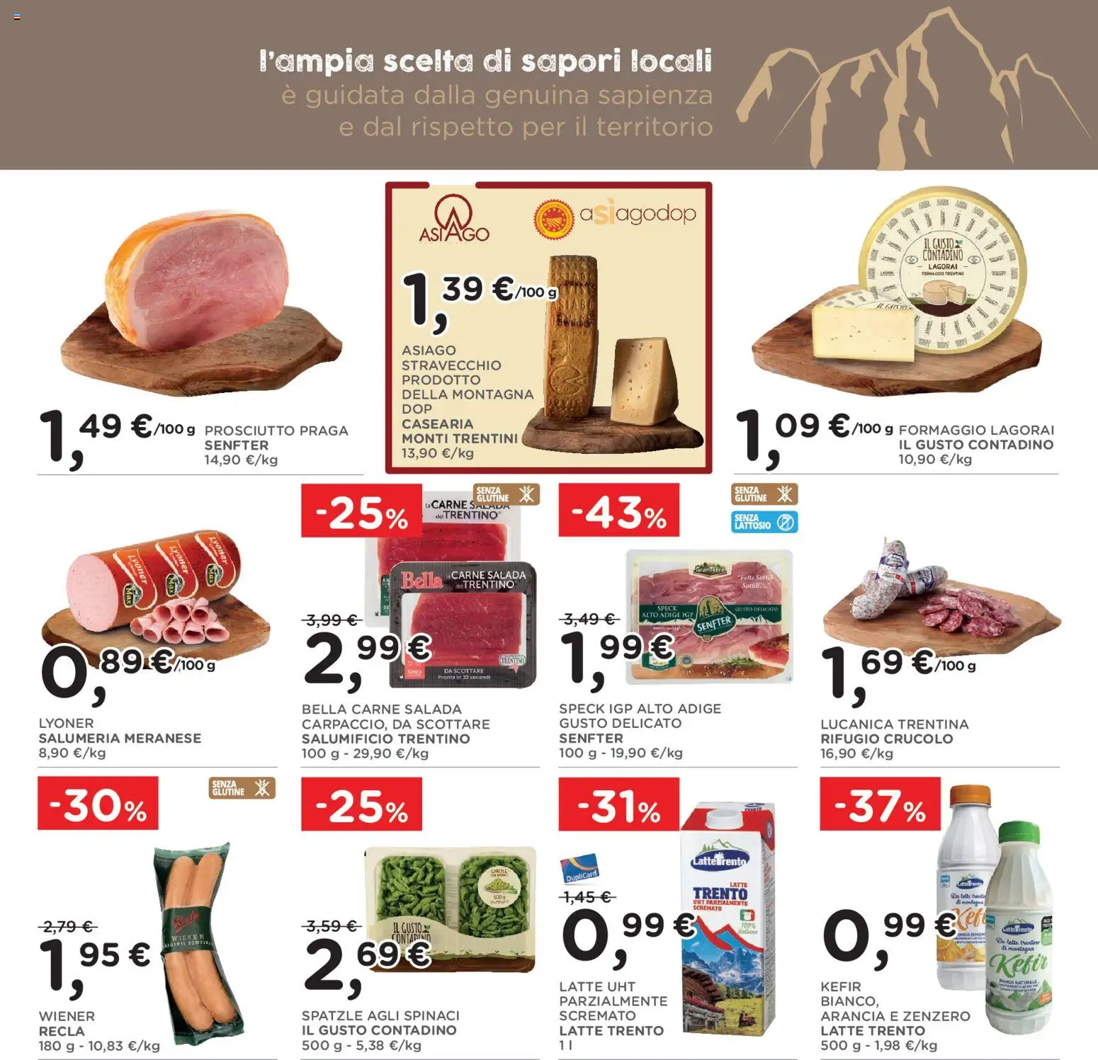 Volantino Poli del 15/07/2026 | Pagina: 3 | Prodotti: Latte, Formaggio, Prosciutto, Spinaci