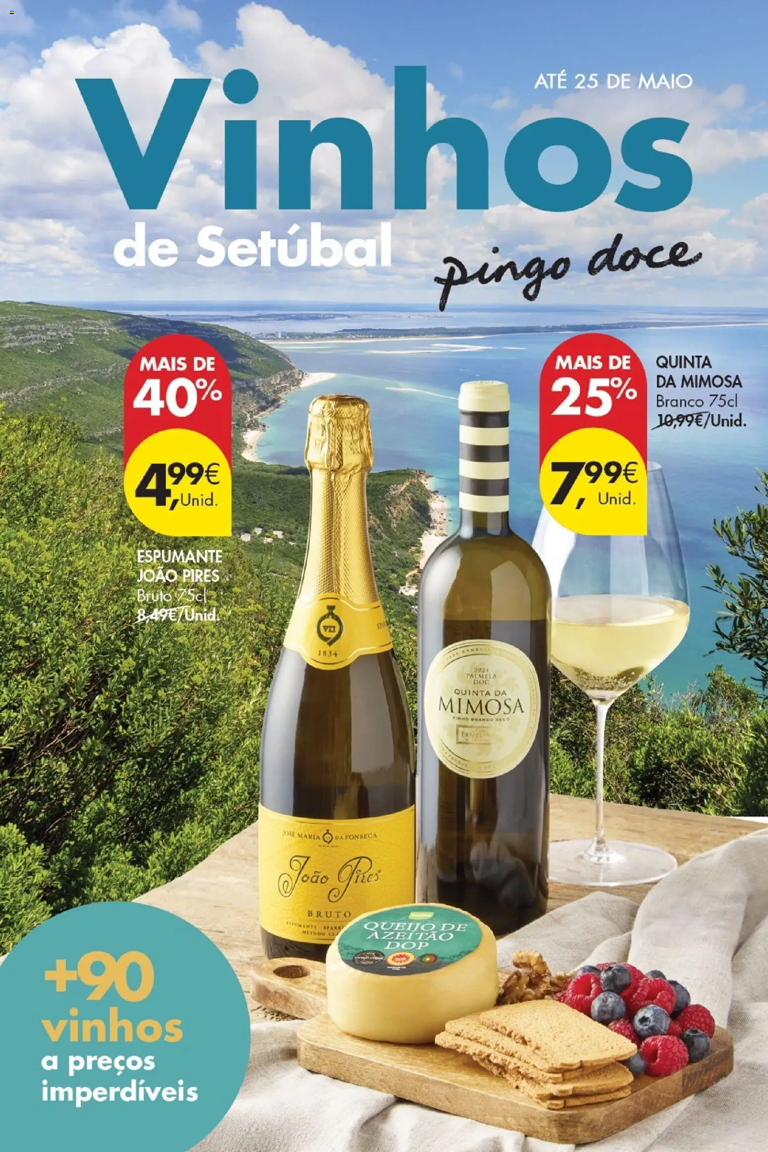 Pingo Doce Vinhos de Setúbal │ válido de 05.05.2026 | Página: 1 | Produtos: Espumante, Queijo, Vinho