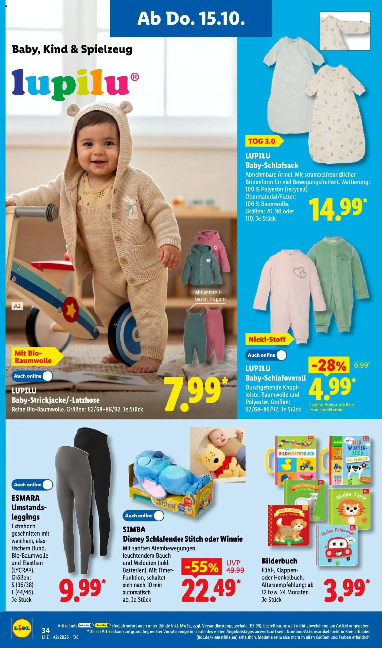 Lidl Prospekt Bergisch Gladbach (ab 12.10.2026) zum Blättern » Angebote | Seite: 56 | Produkte: Leggings
