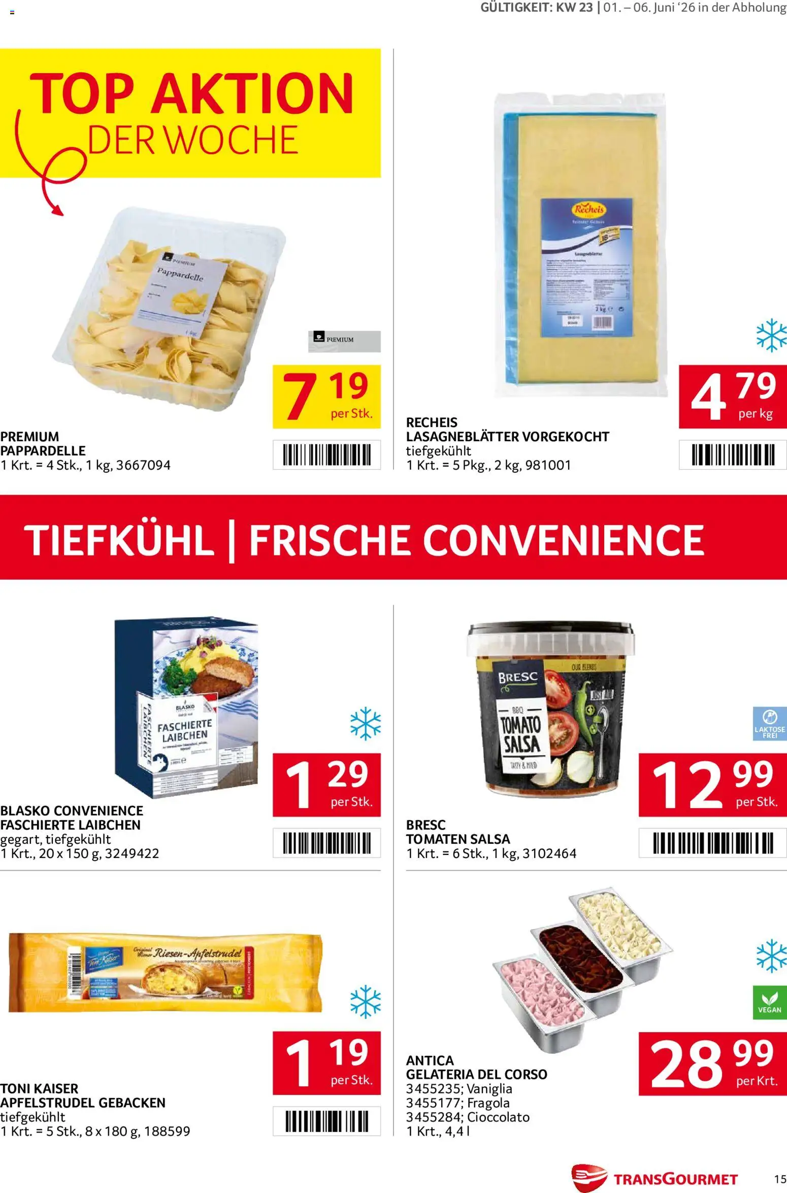 Transgourmet Flugblatt gültig ab 01.06.2026 | Seite: 15