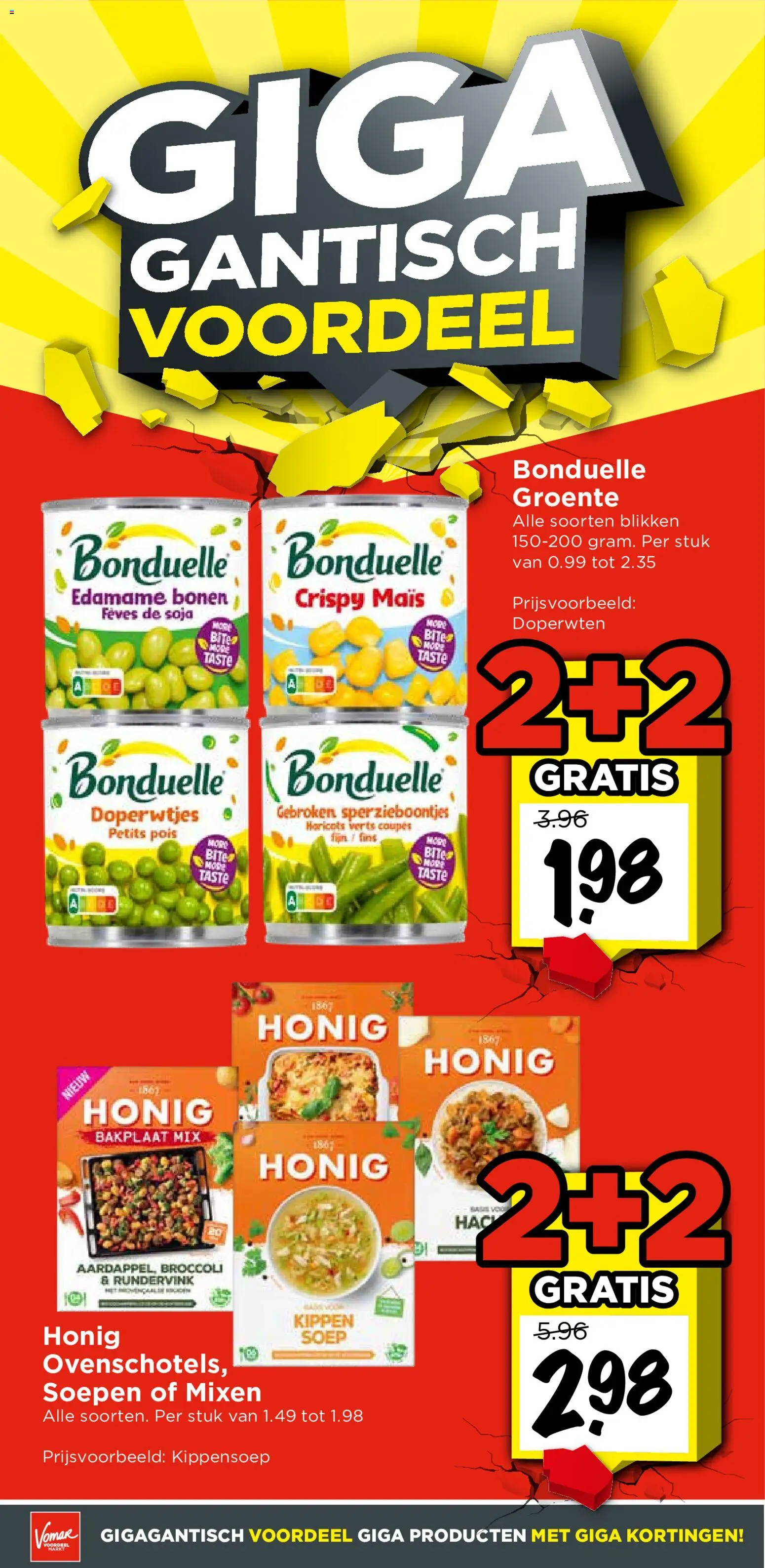 {H1} | Pagina: 11 | Producten: Broccoli, Kippen, Maïs, Soepen