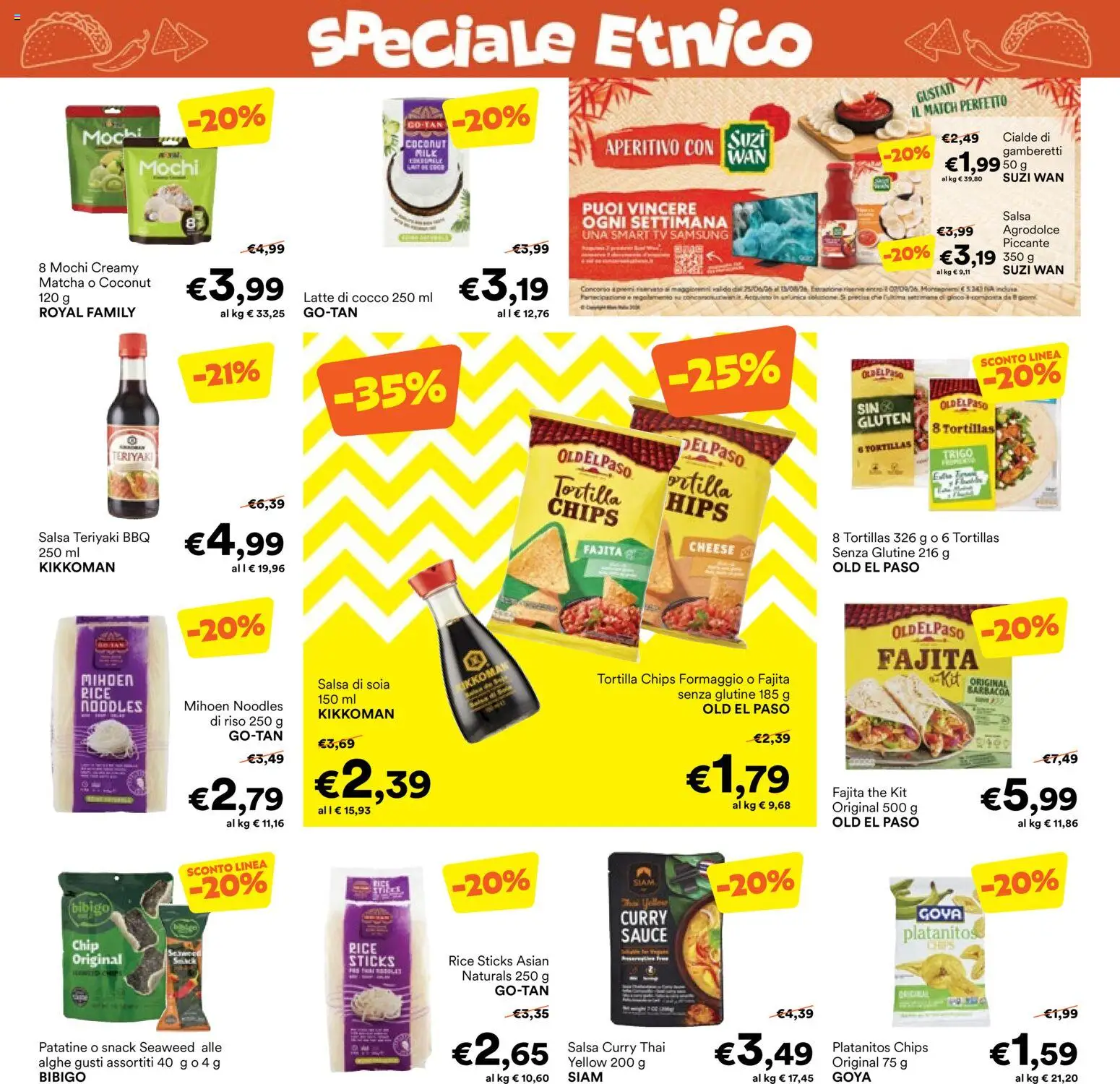 Volantino Unes del 13/07/2026 | Pagina: 6 | Prodotti: Latte, Formaggio, TV, Gamberetti