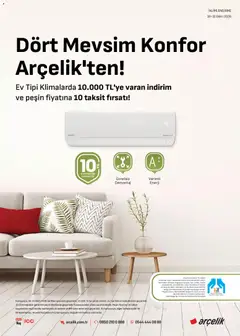 16 Ekim 2026 tarihinden itibaren geçerli olan Arçelik kataloğu önizlemesi